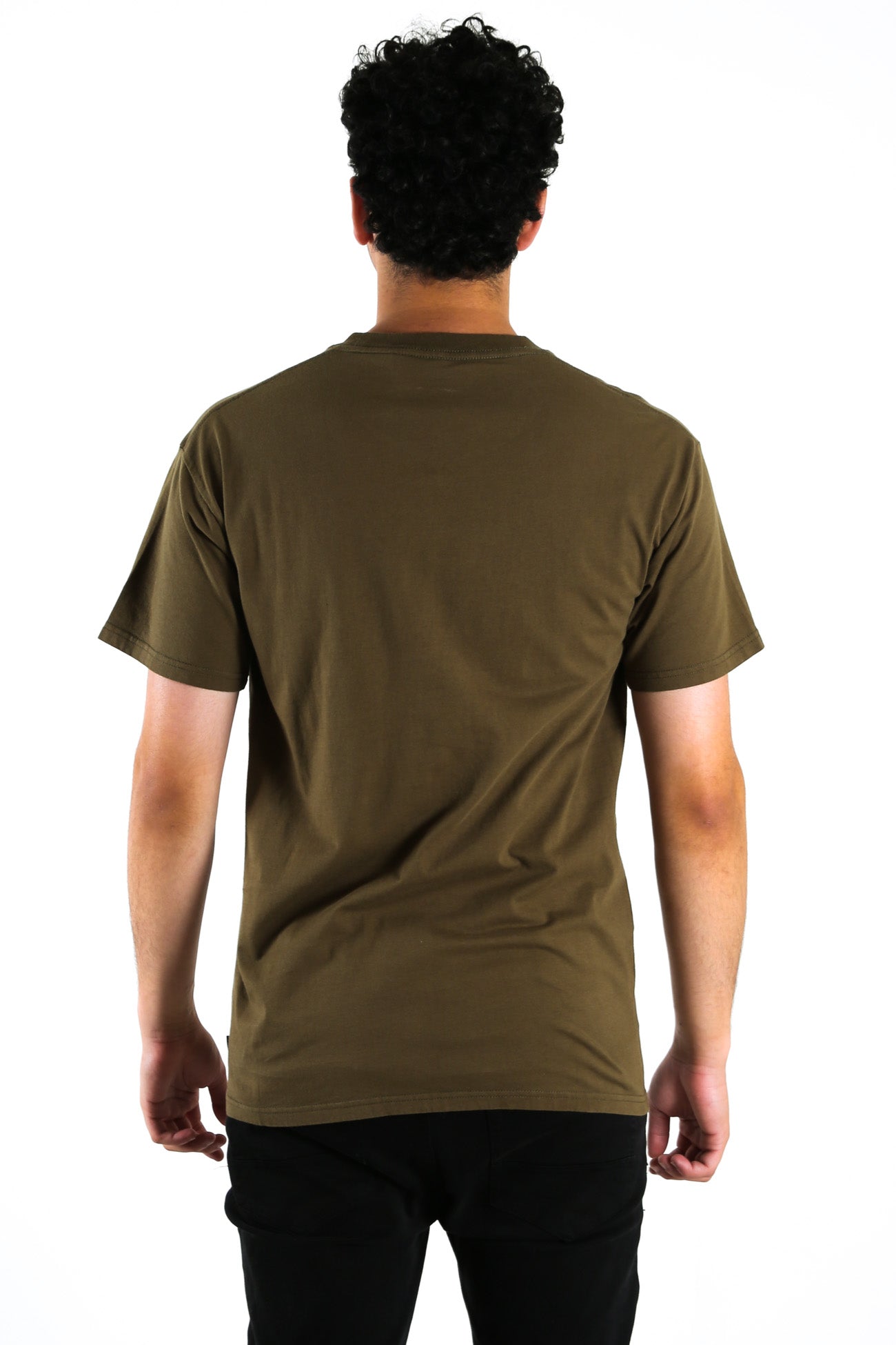 Short Cut Short Sleeve Tee Gun Green