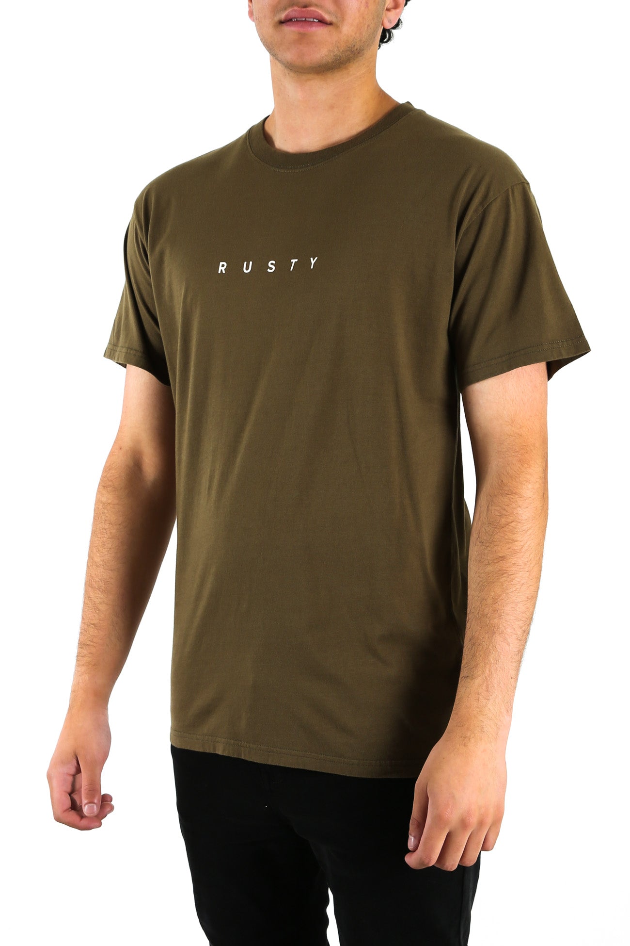 Short Cut Short Sleeve Tee Gun Green