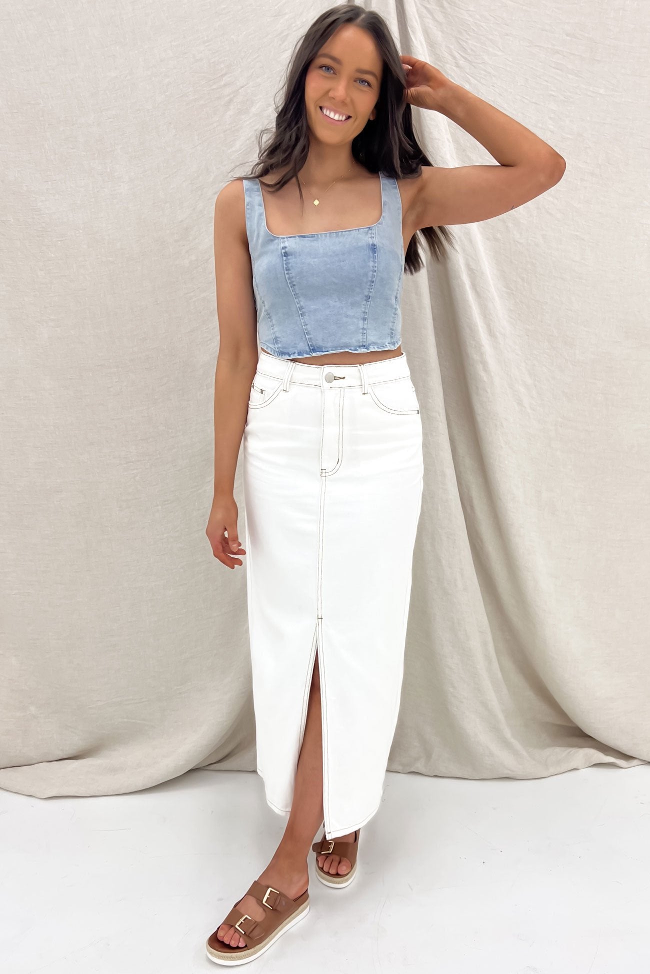 Sara Corset Light Blue