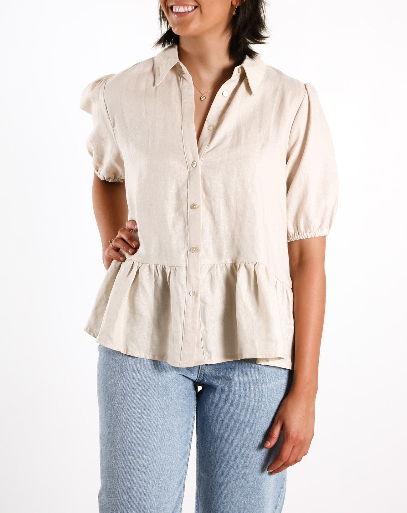 Selani Blouse Beige