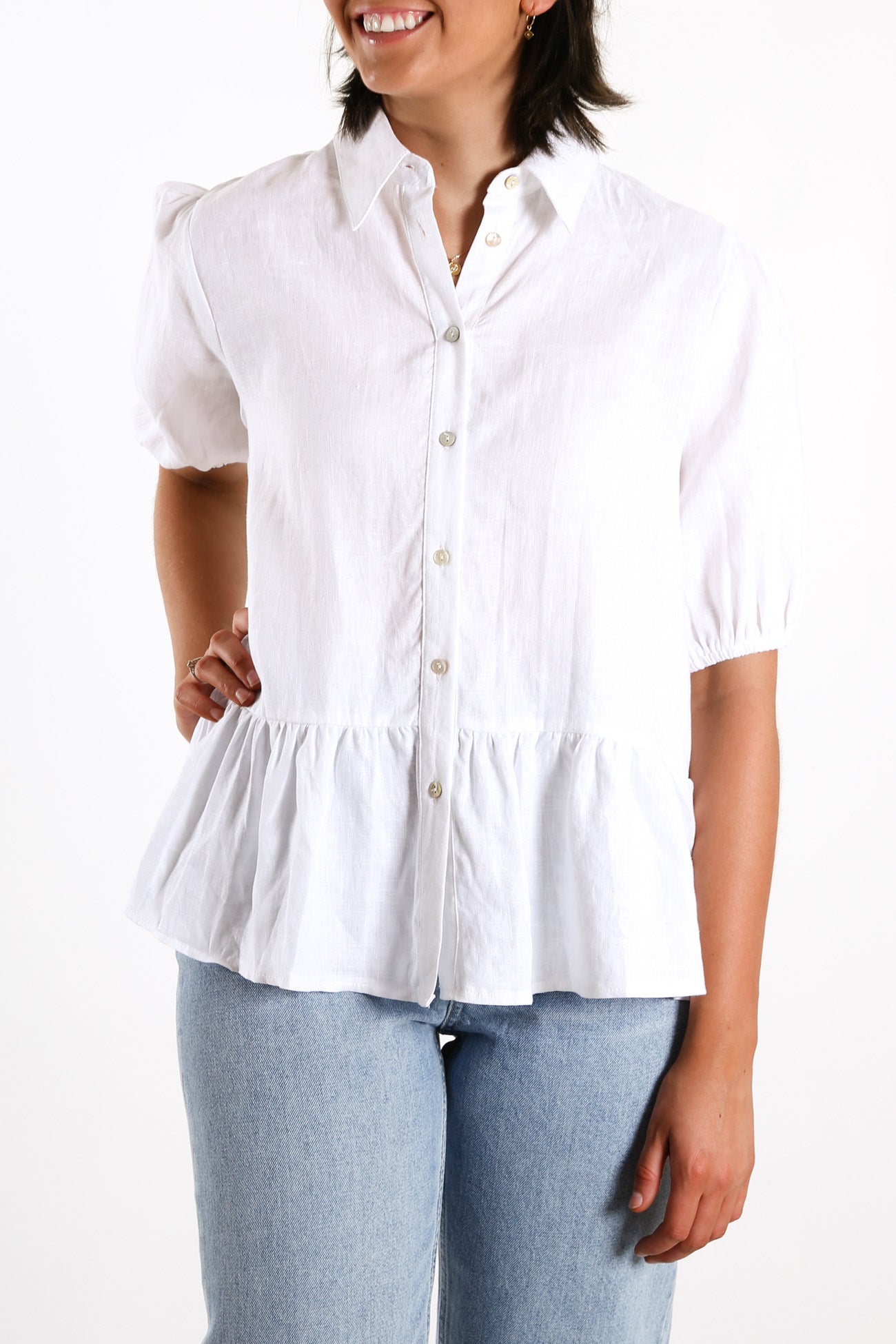 Selani Blouse White