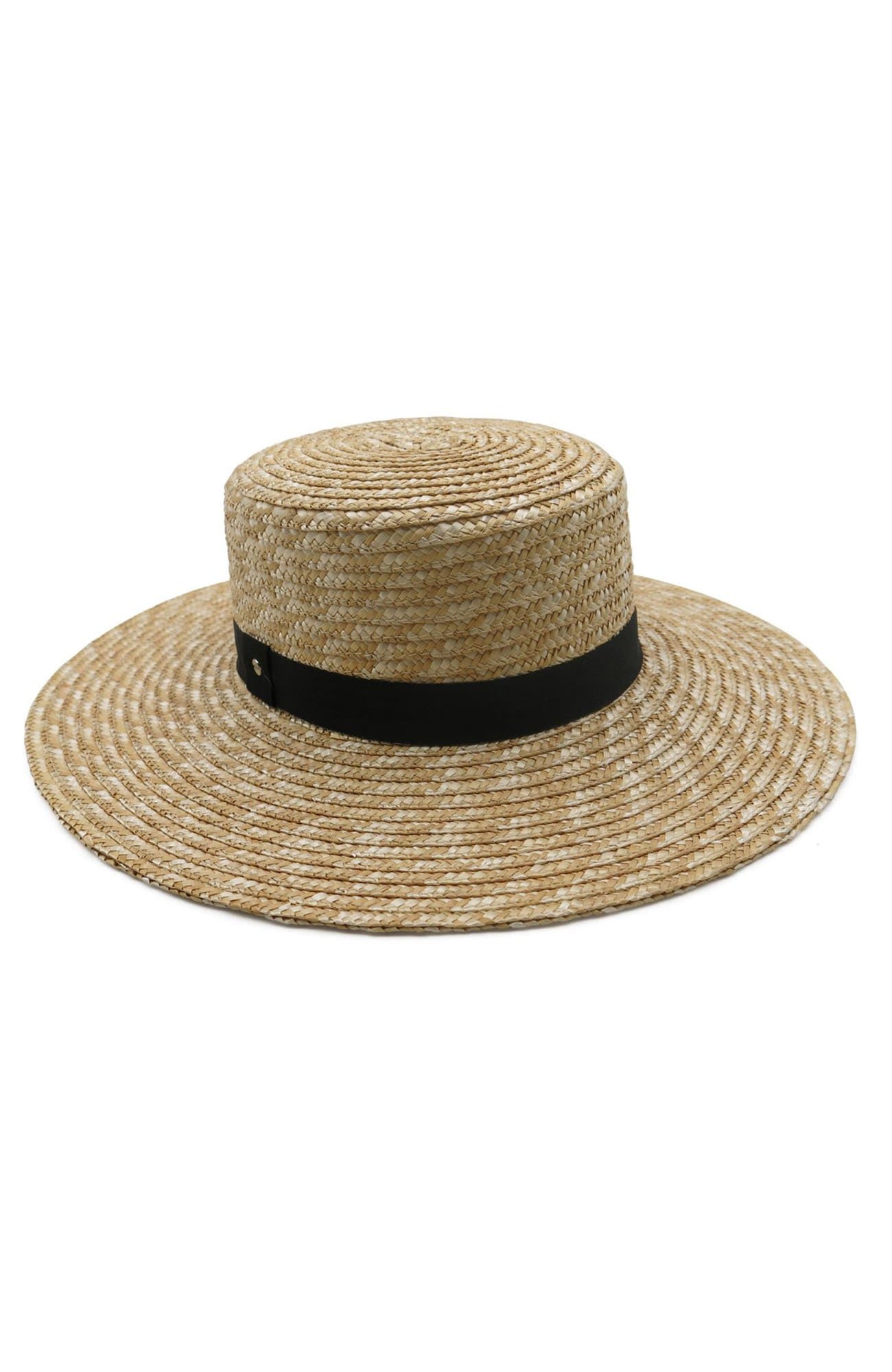 Selene Natural & Black Boater Ace Of Something - Jean Jail