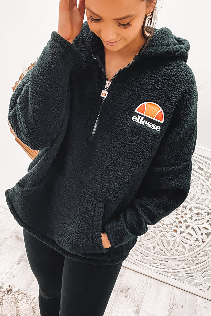 Ellesse fluffy hoodie sales