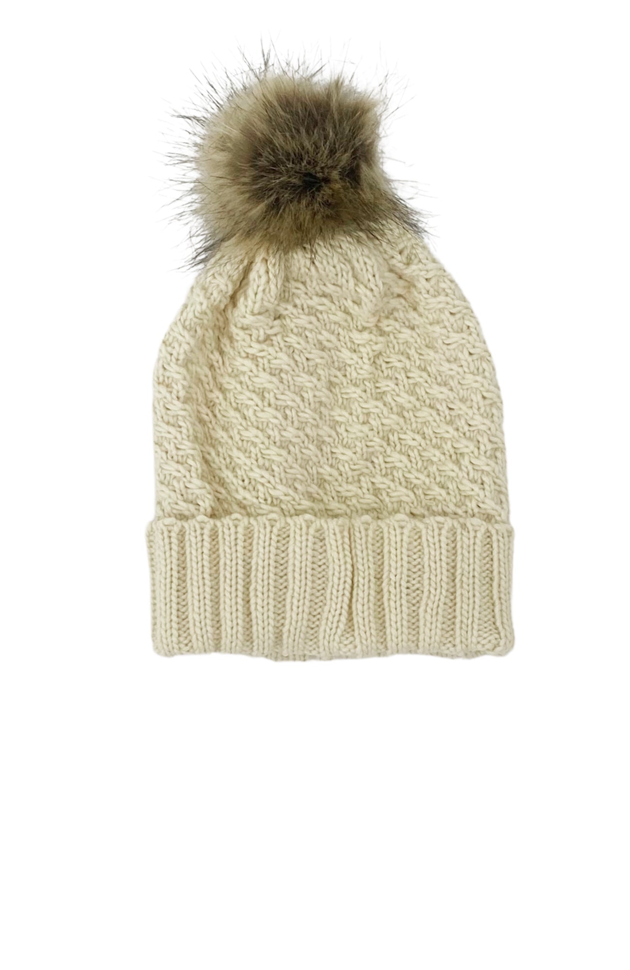 Serena Knit Beanie Cream