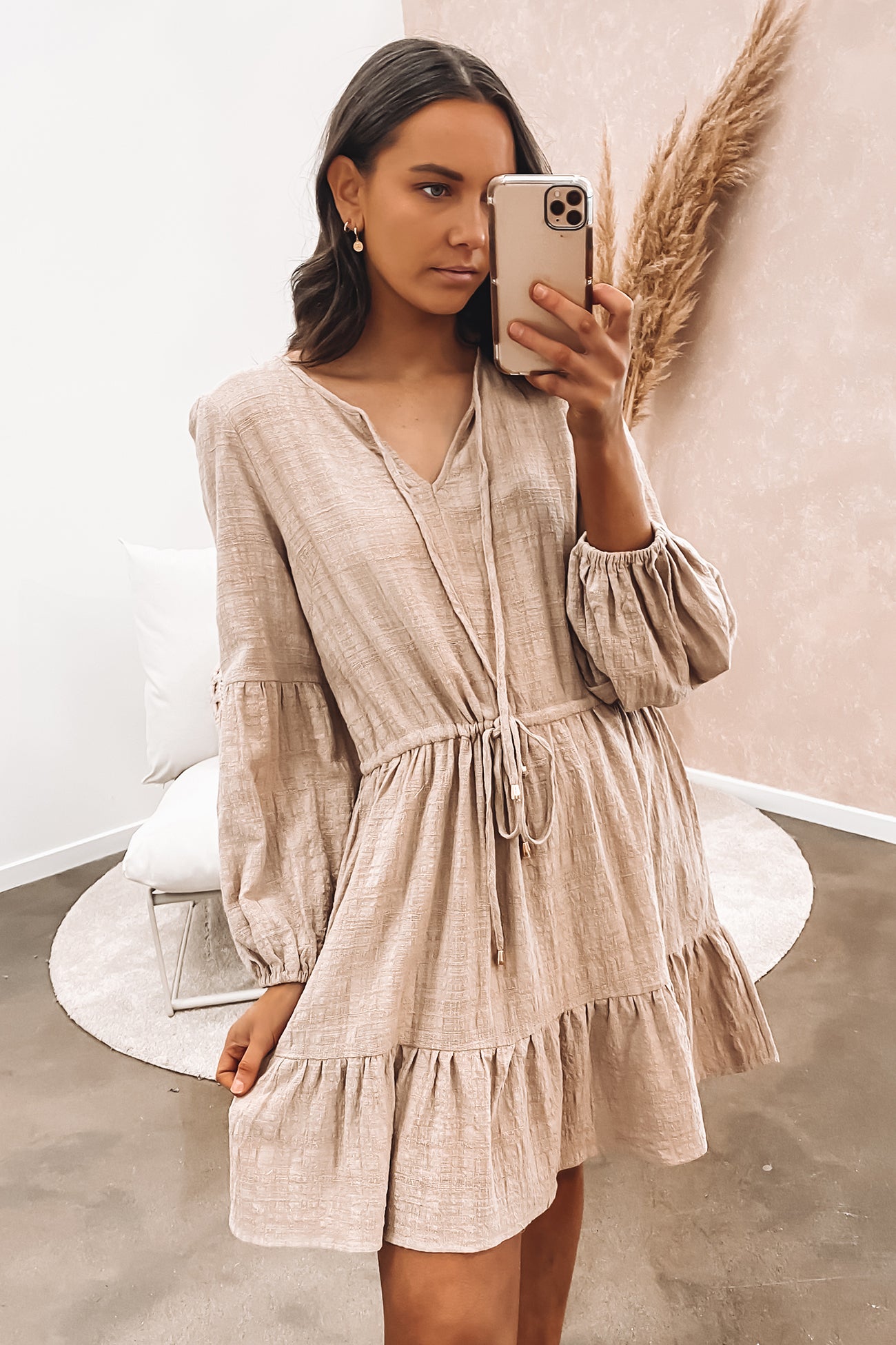 Seth Mini Dress Brown