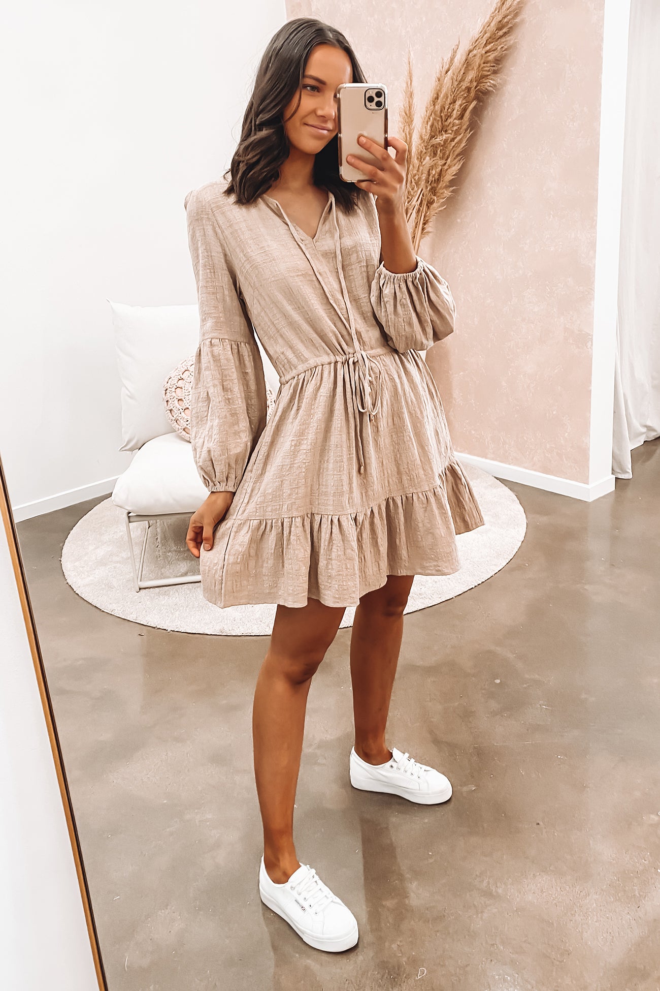 Seth Mini Dress Brown