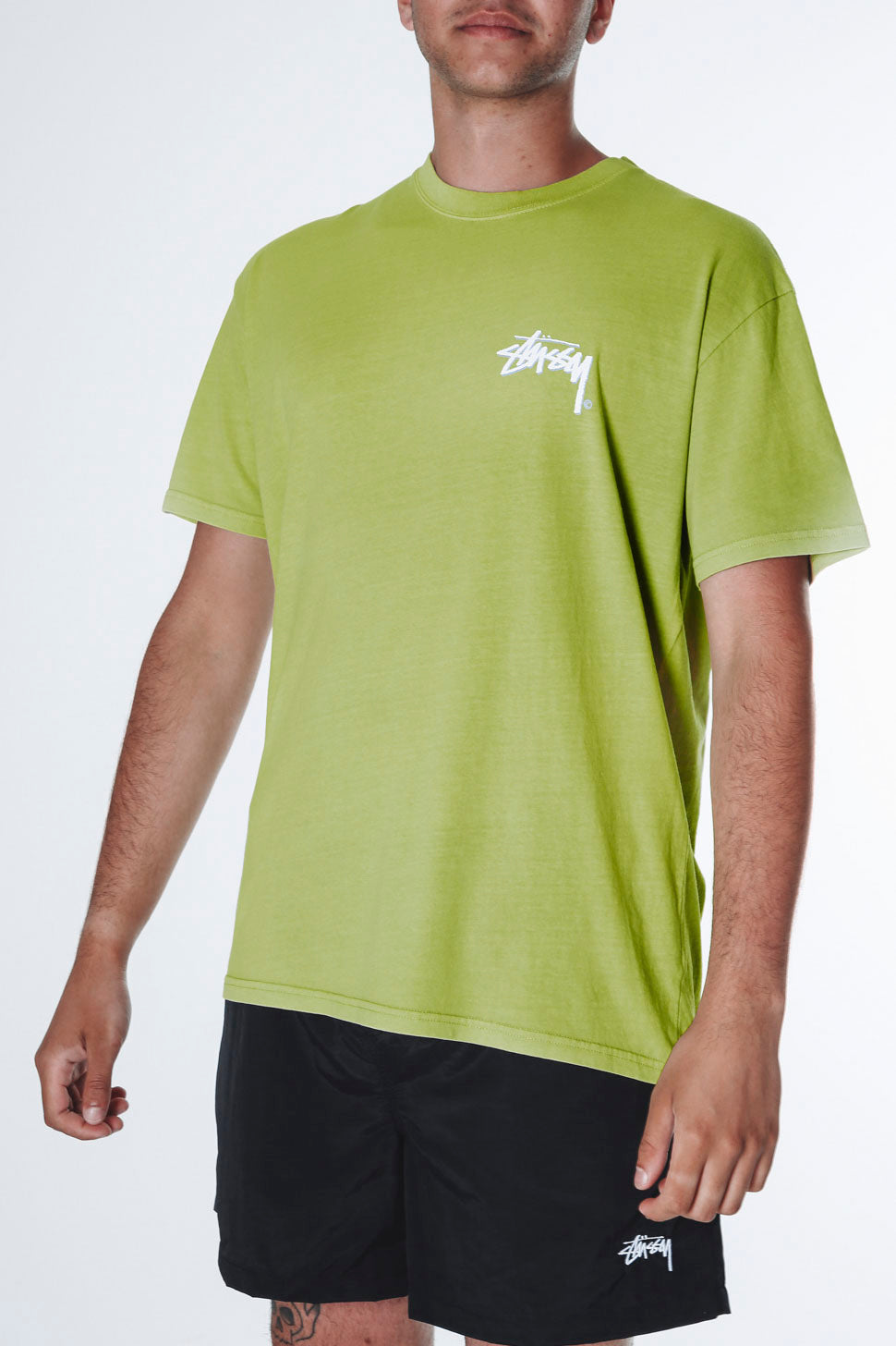 Shadow Stock Short Sleeve Tee Pigment Honeydew
