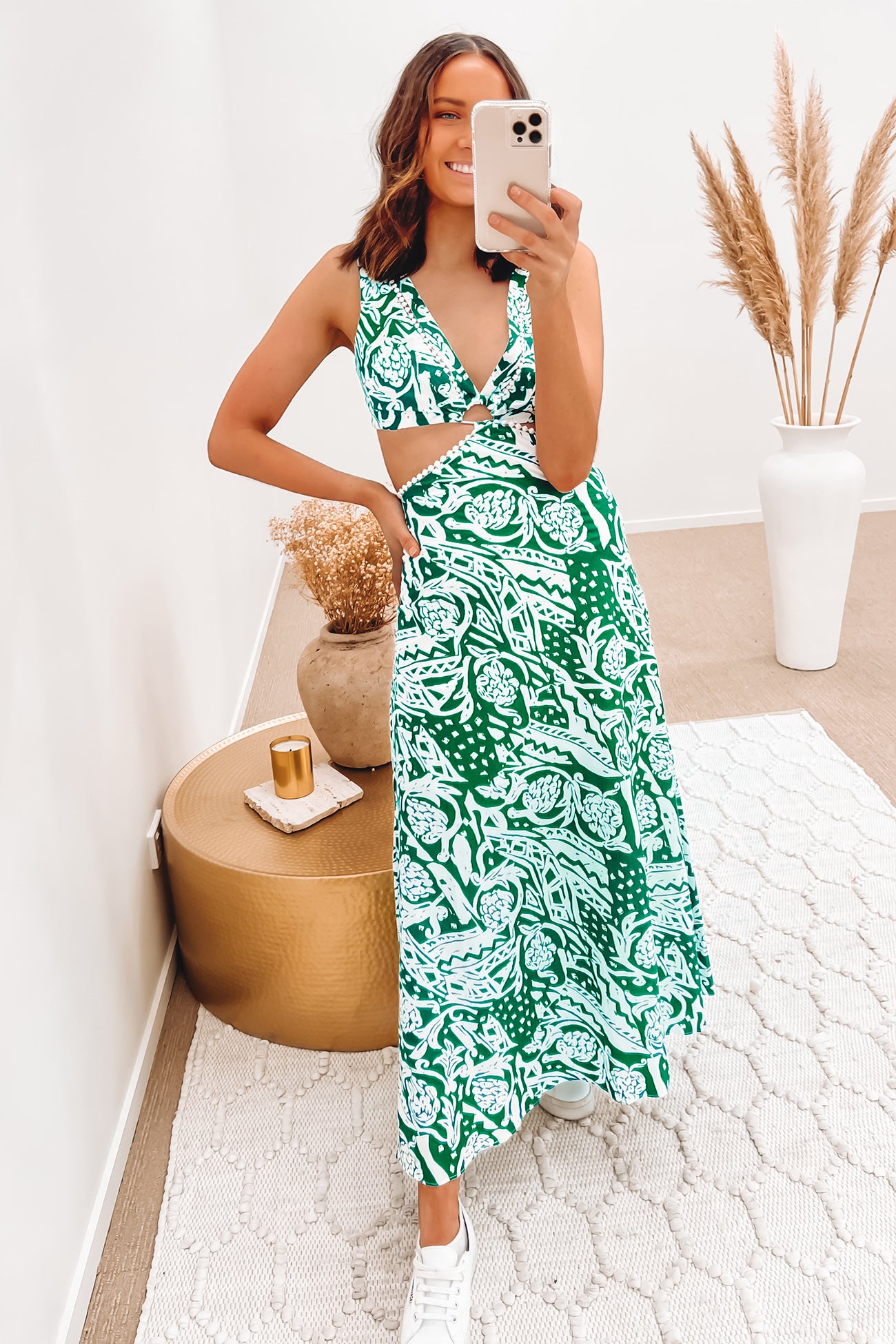 Shelby Midi Dress Green