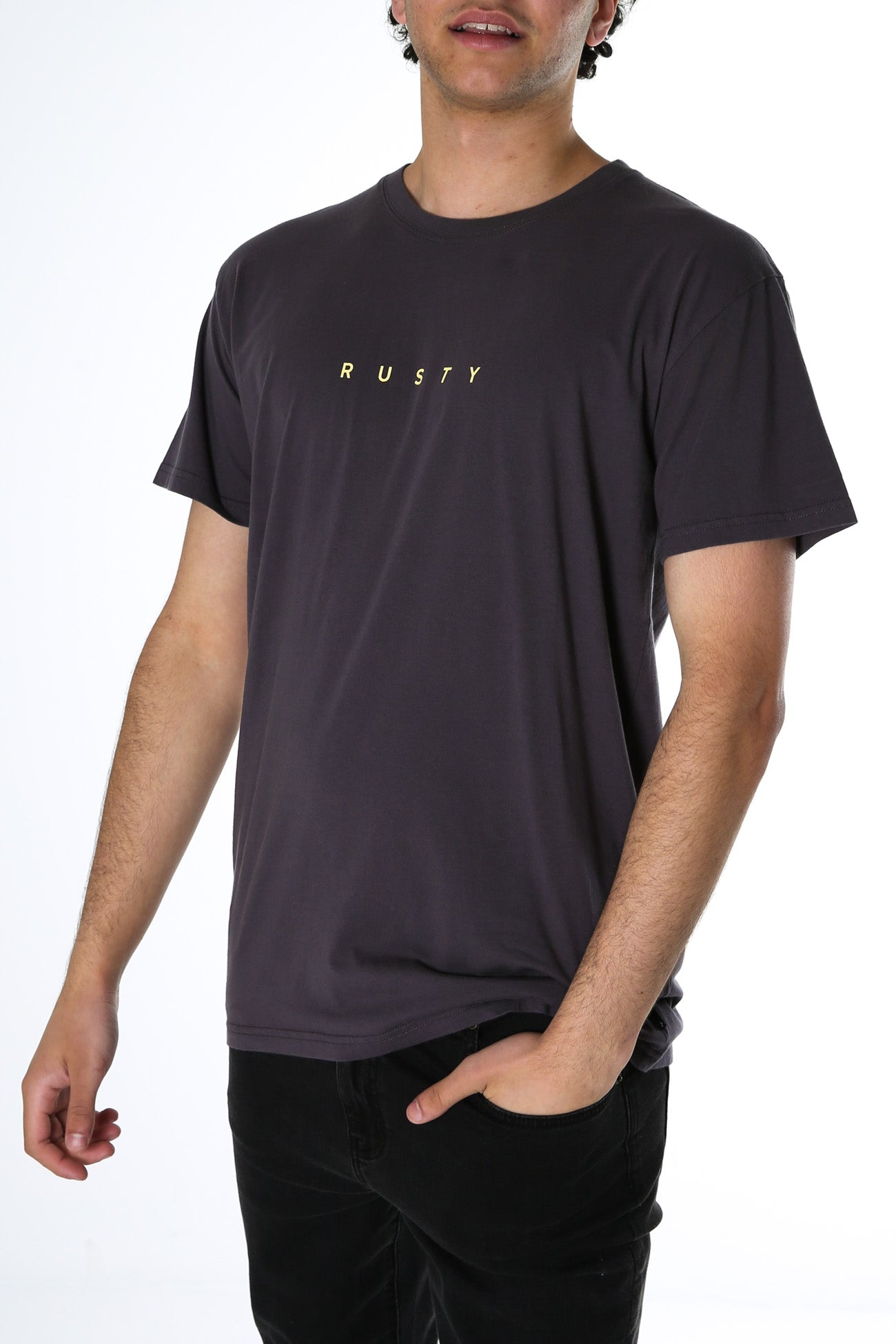 Short Cut Short Sleeve Tee Coal