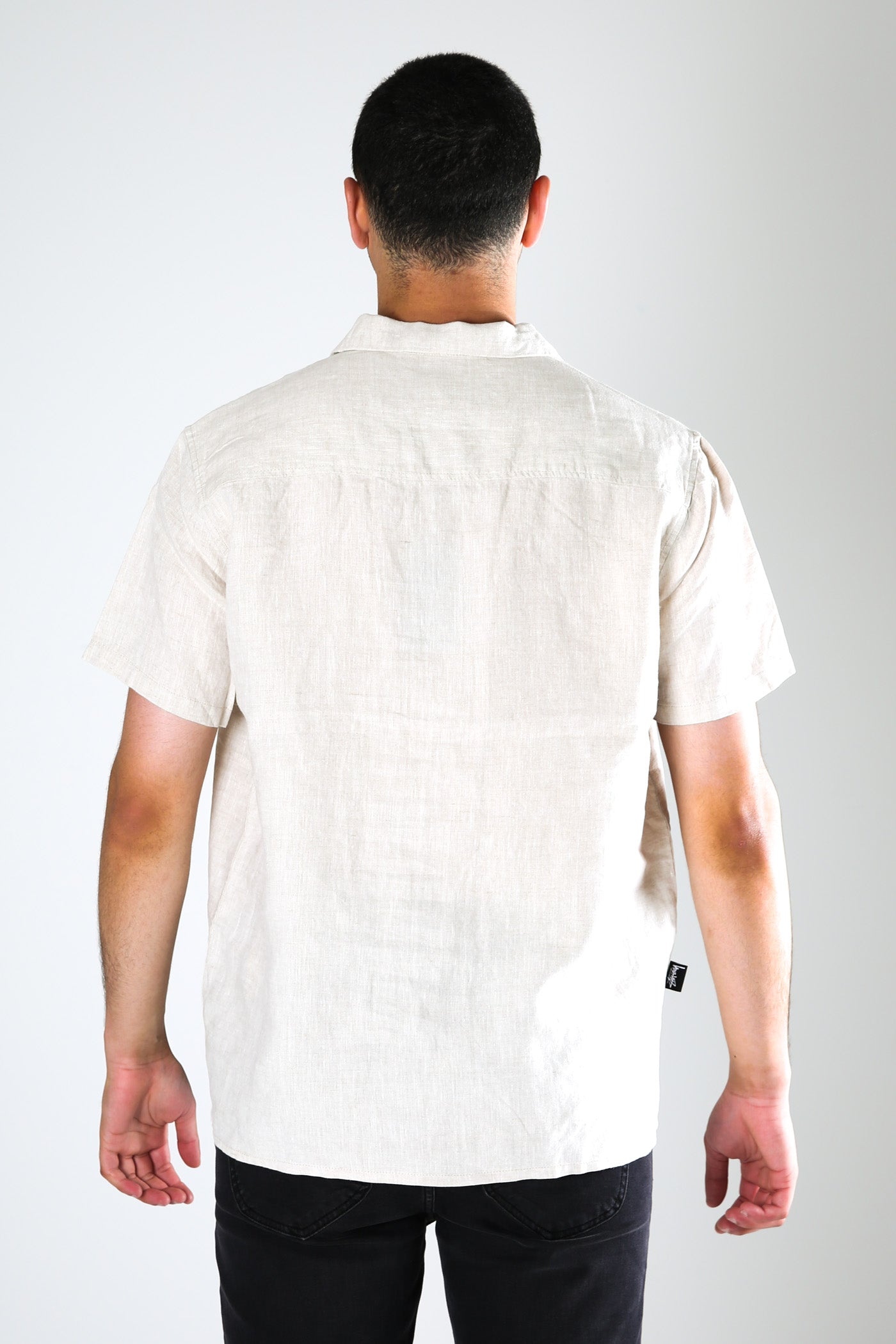 Linen Short Sleeve Shirt Natural