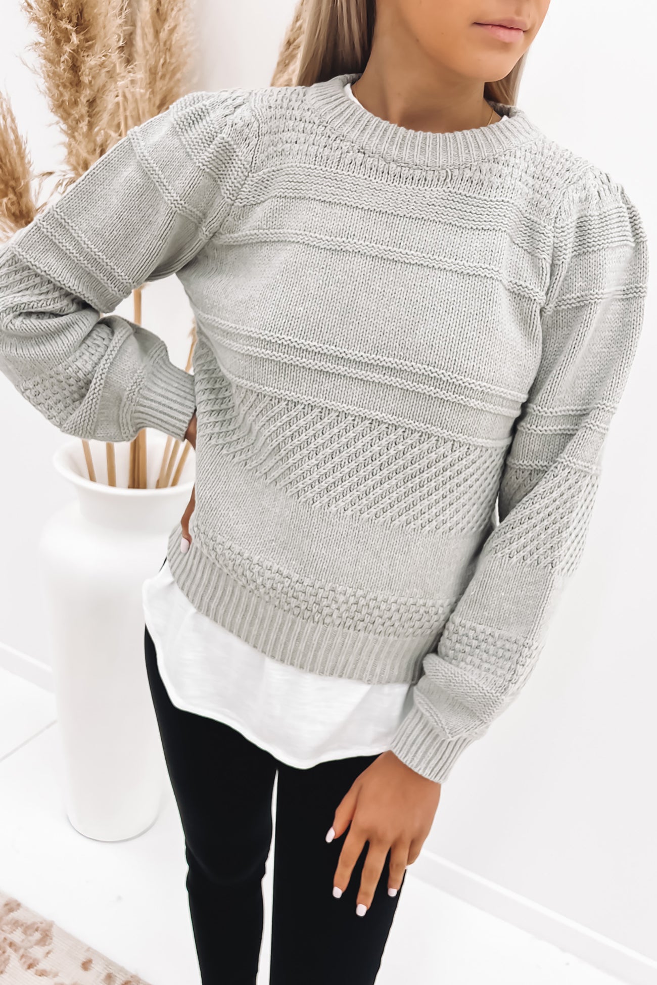 Sianna Knit Grey