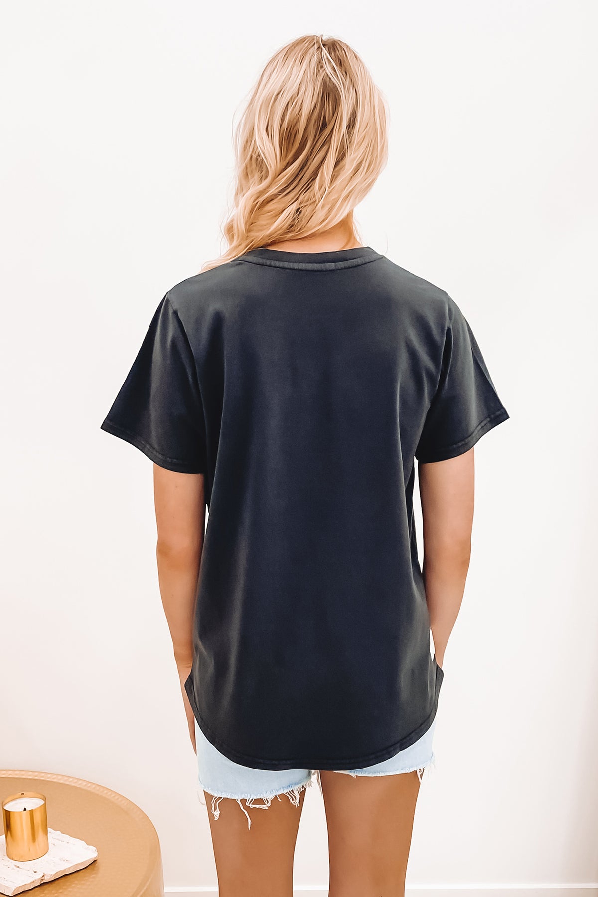 Signature Tee Washed Black