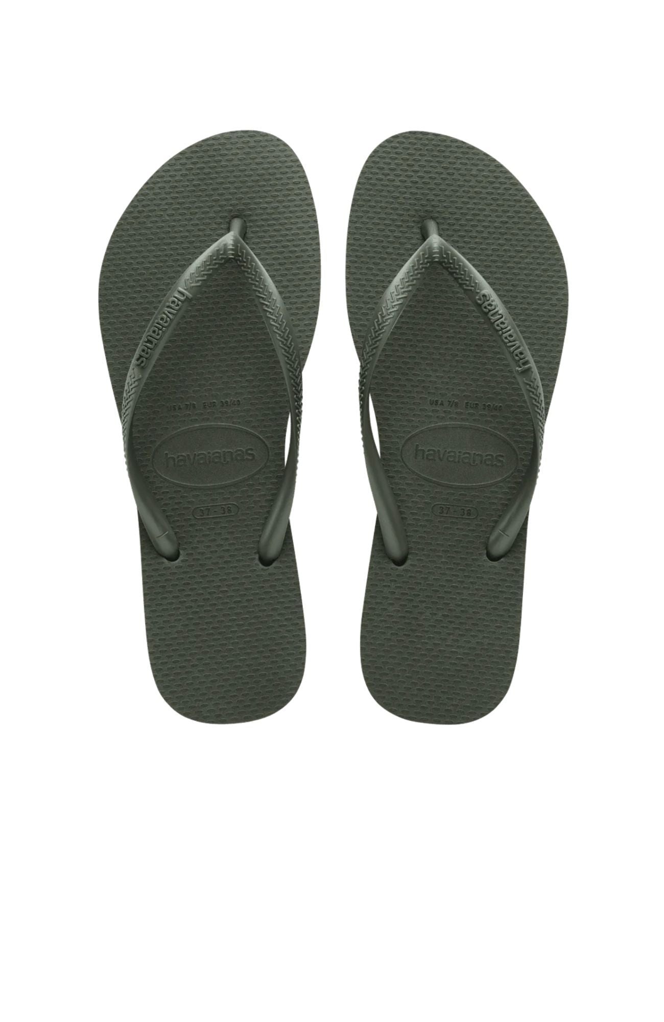 Slim Metallic Green Olive