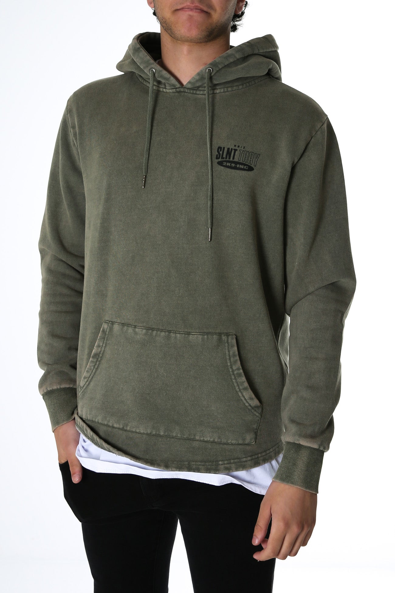 Solid Hoody Khaki