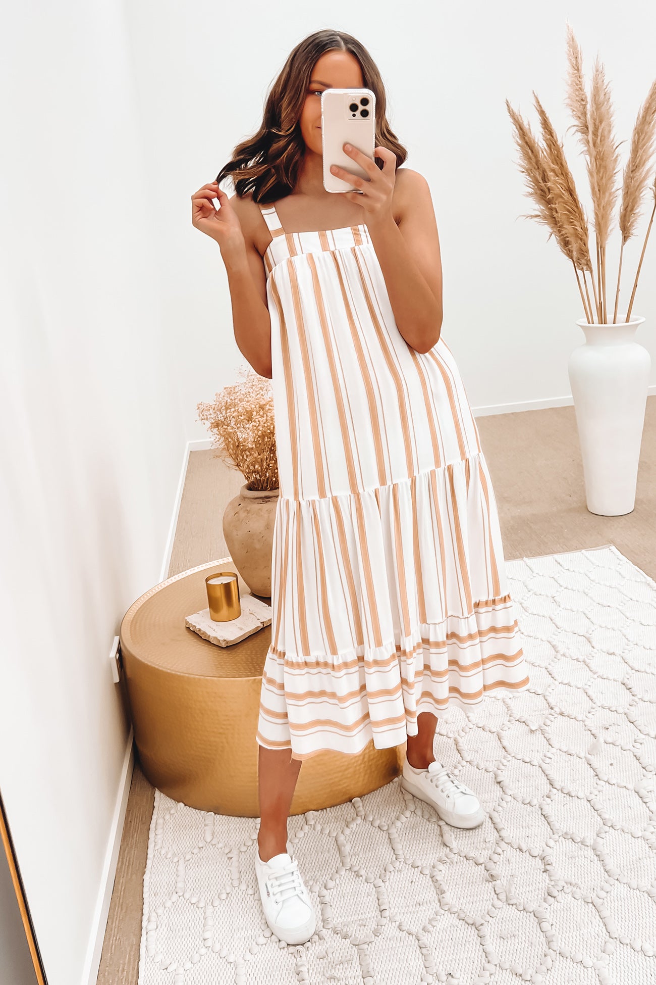 Soraya Midi Dress White