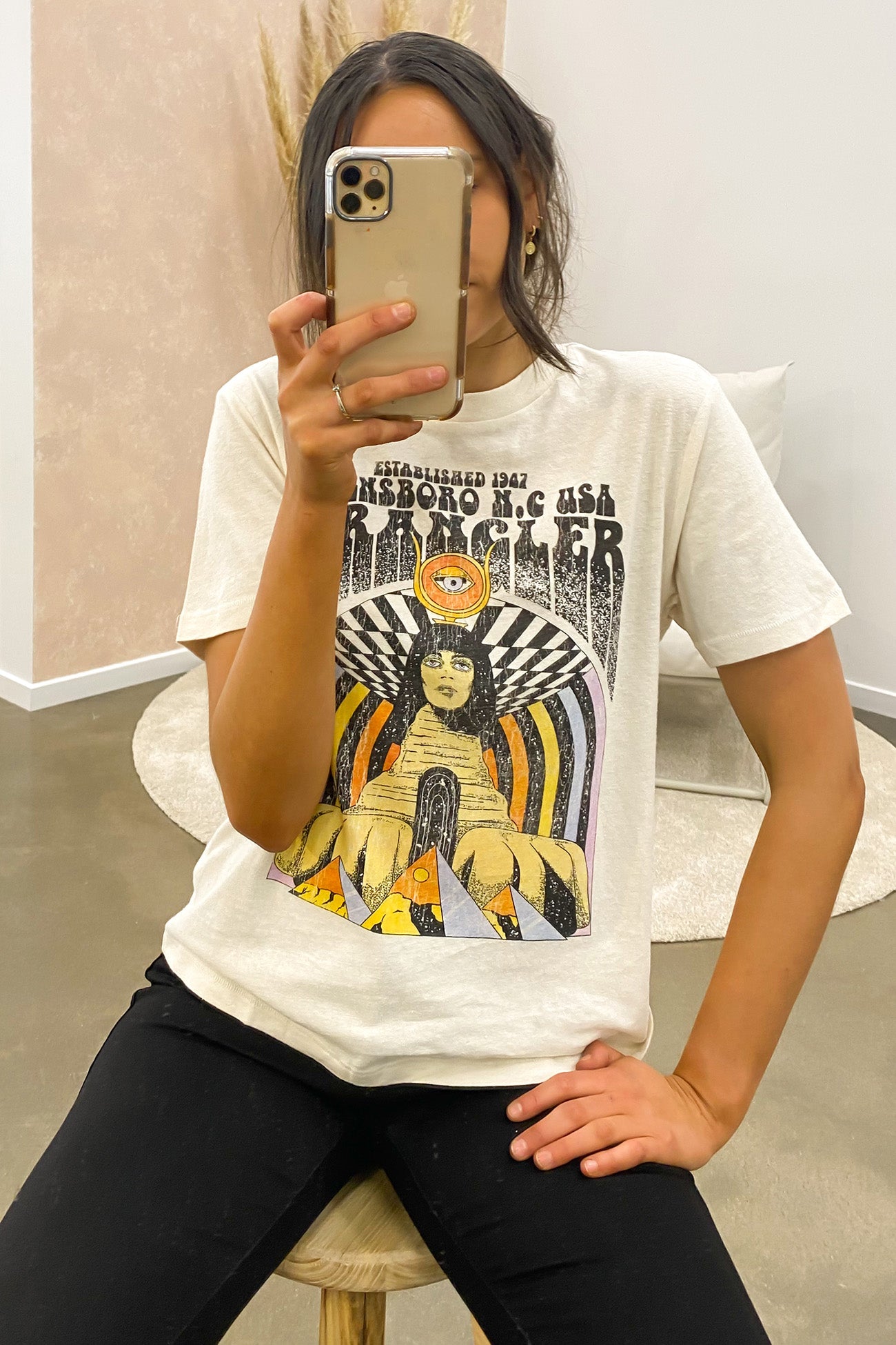Sphinx Tee Ecru