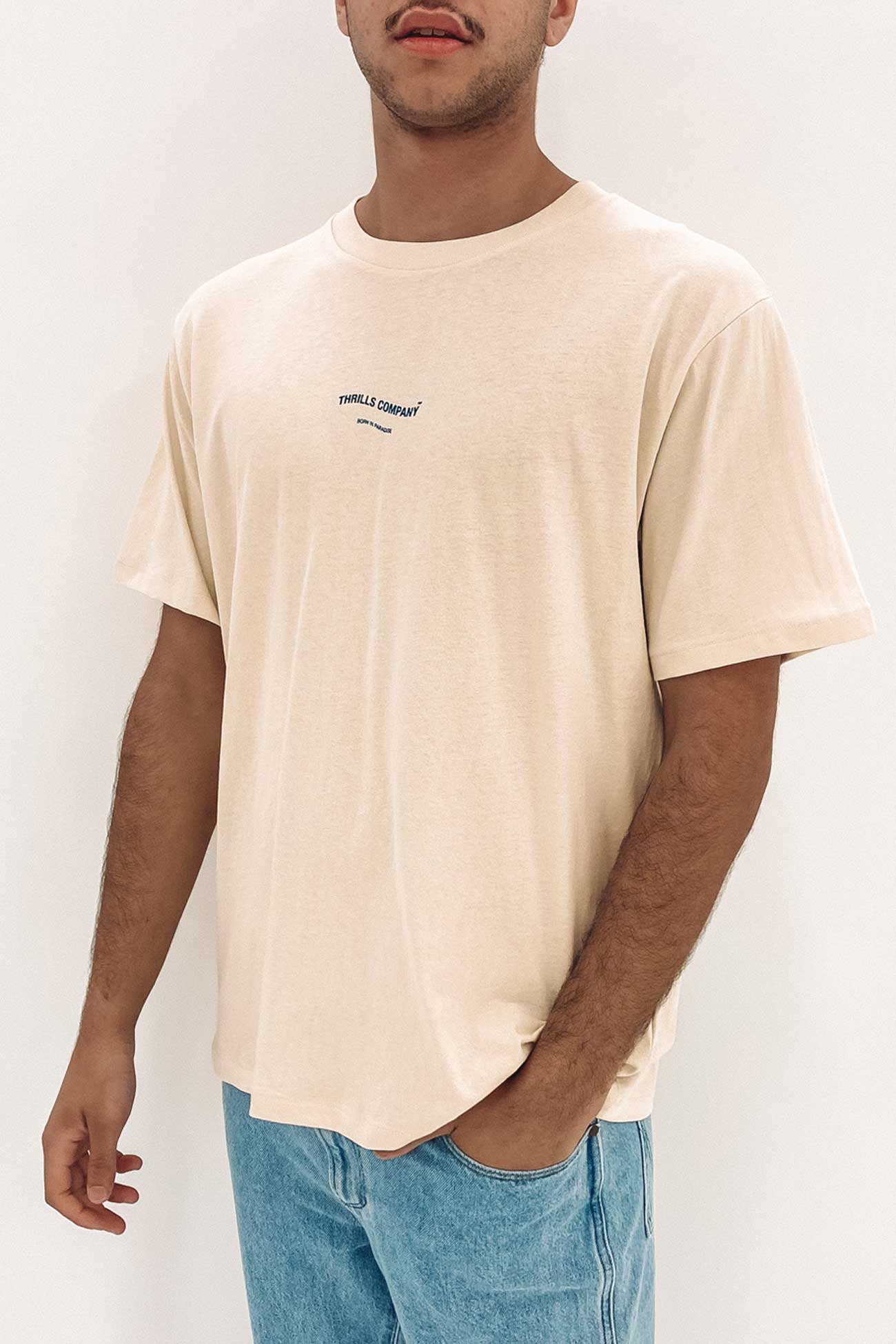 Stamp Wave Merch Fit Tee Heritage White