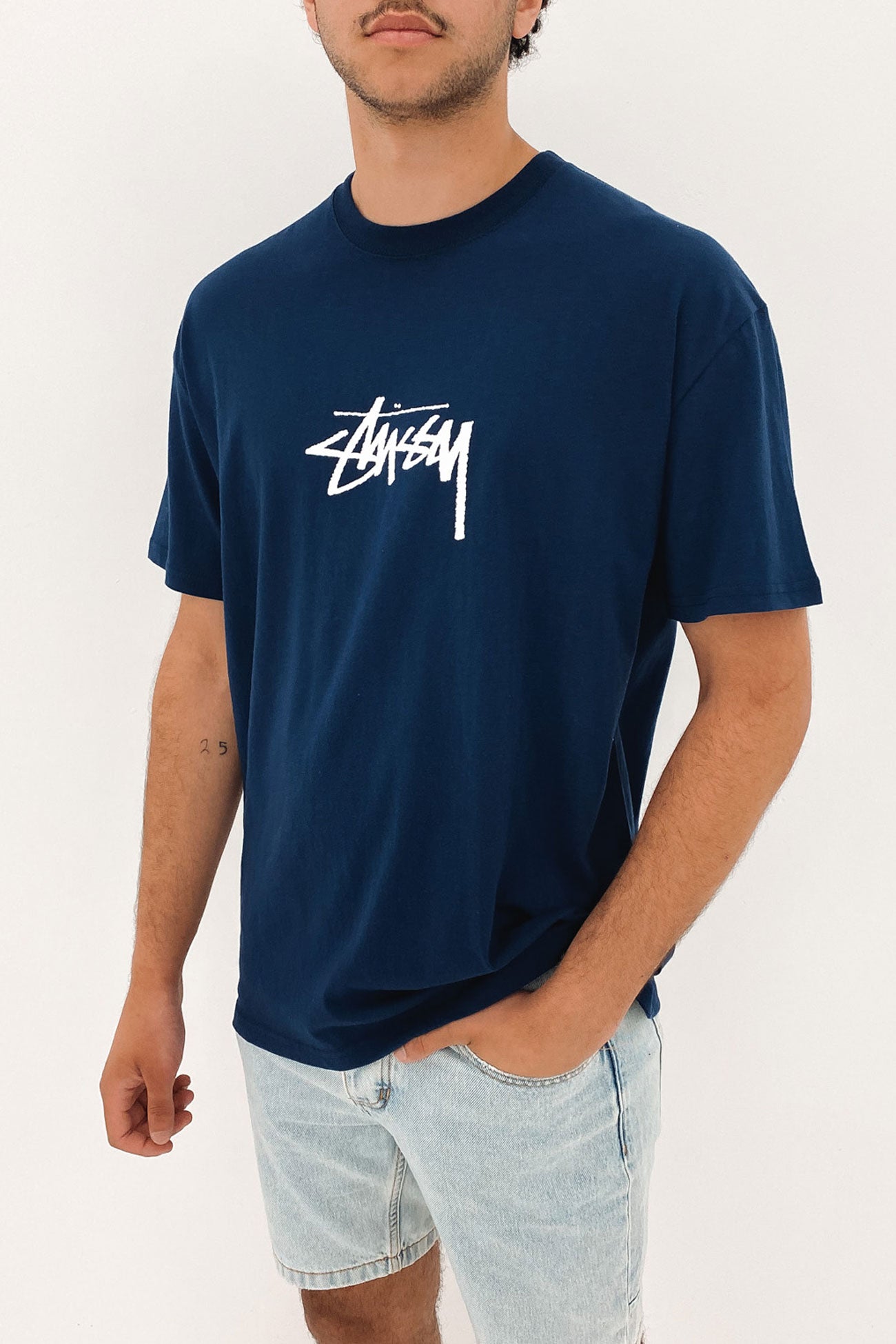 Stock Short Sleeve Tee Dark Navy
