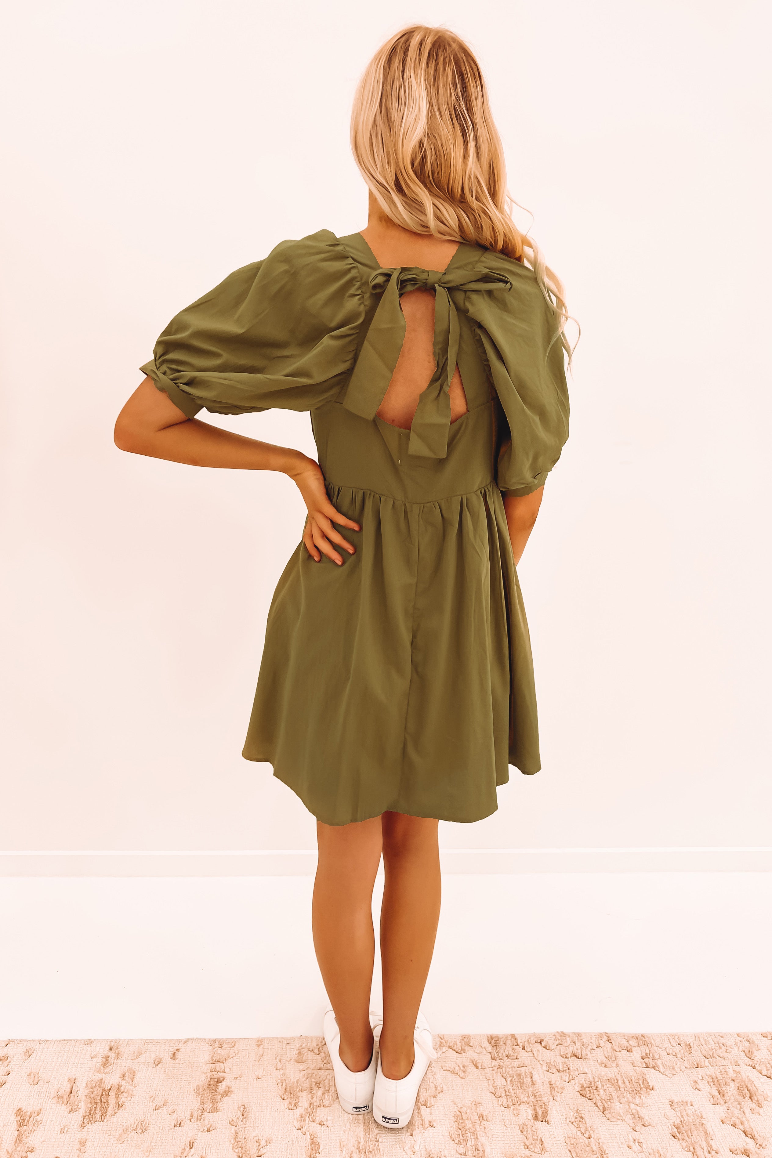 Stormi Mini Dress Khaki