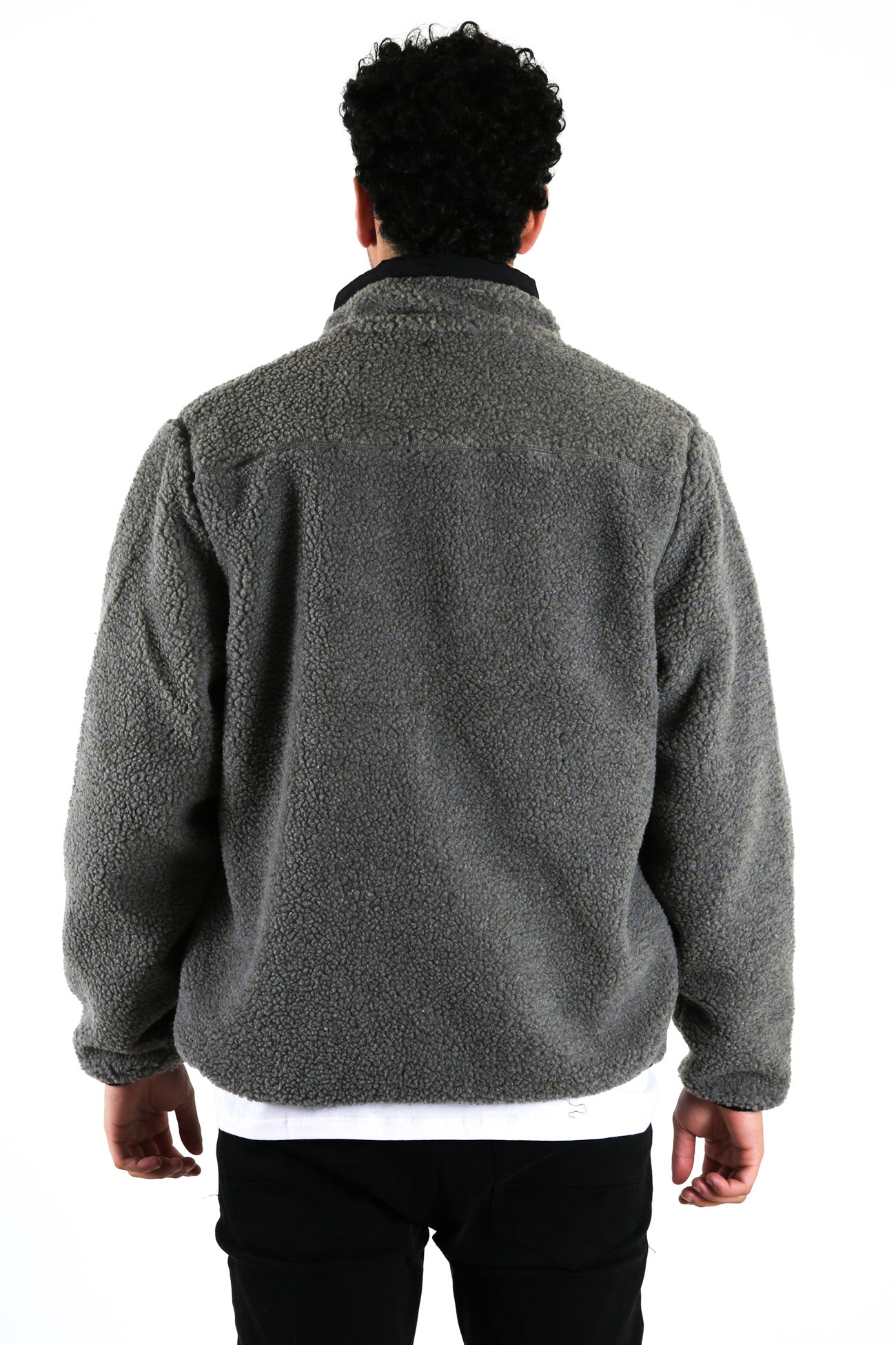 Sherpa Jacket True Grey Marle