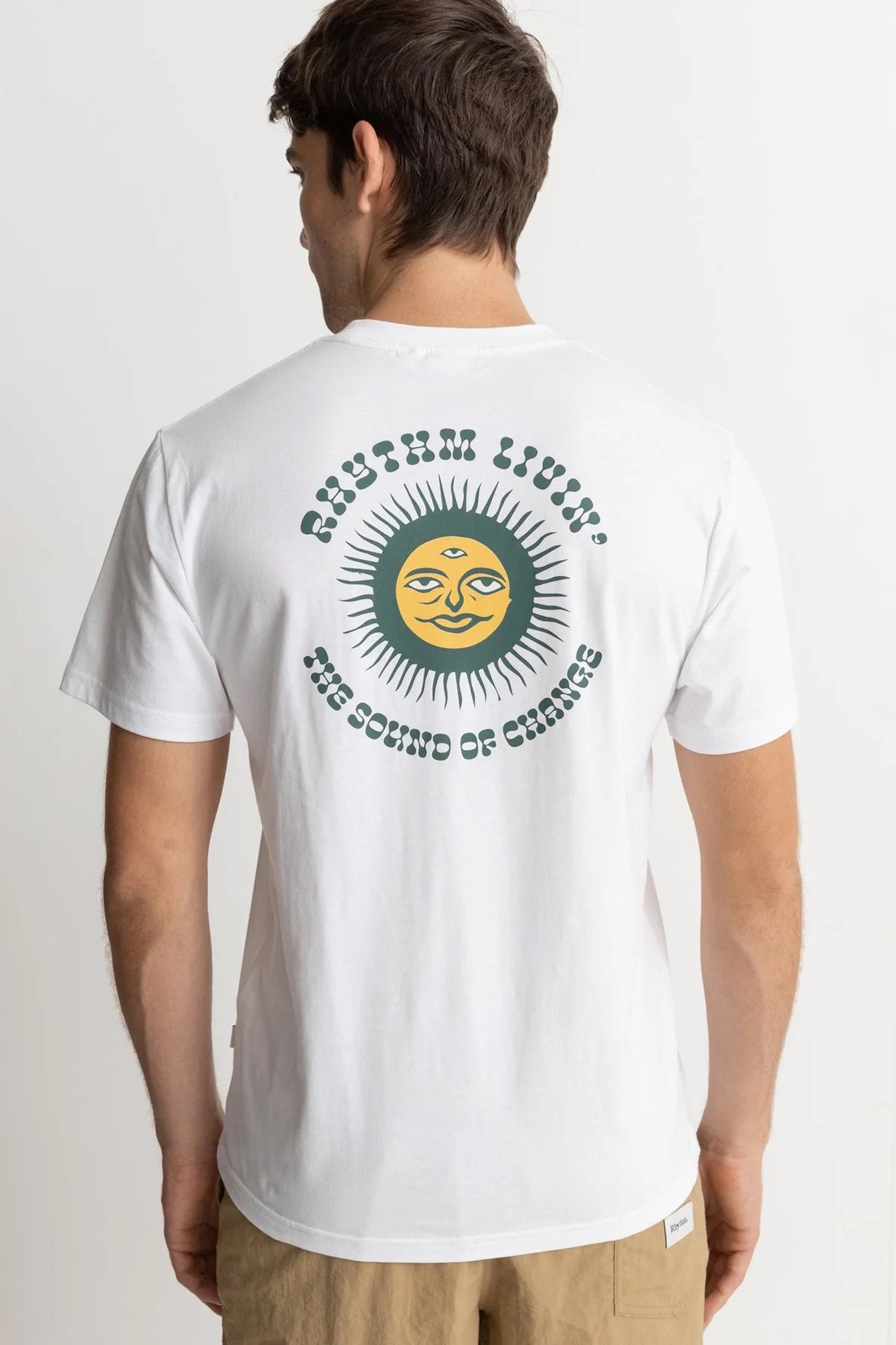 Sun Life Short Sleeve T-Shirt Vintage White