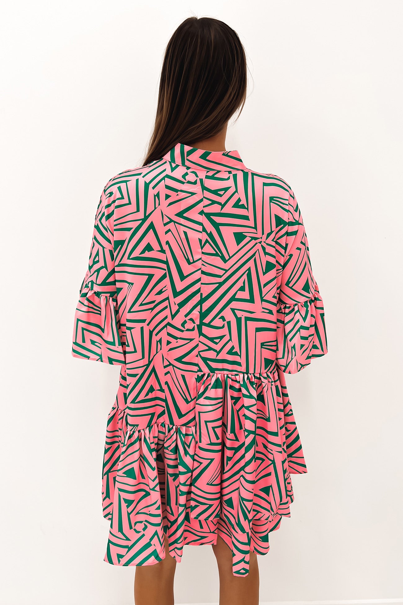 Talia Mini Dress Geo Print