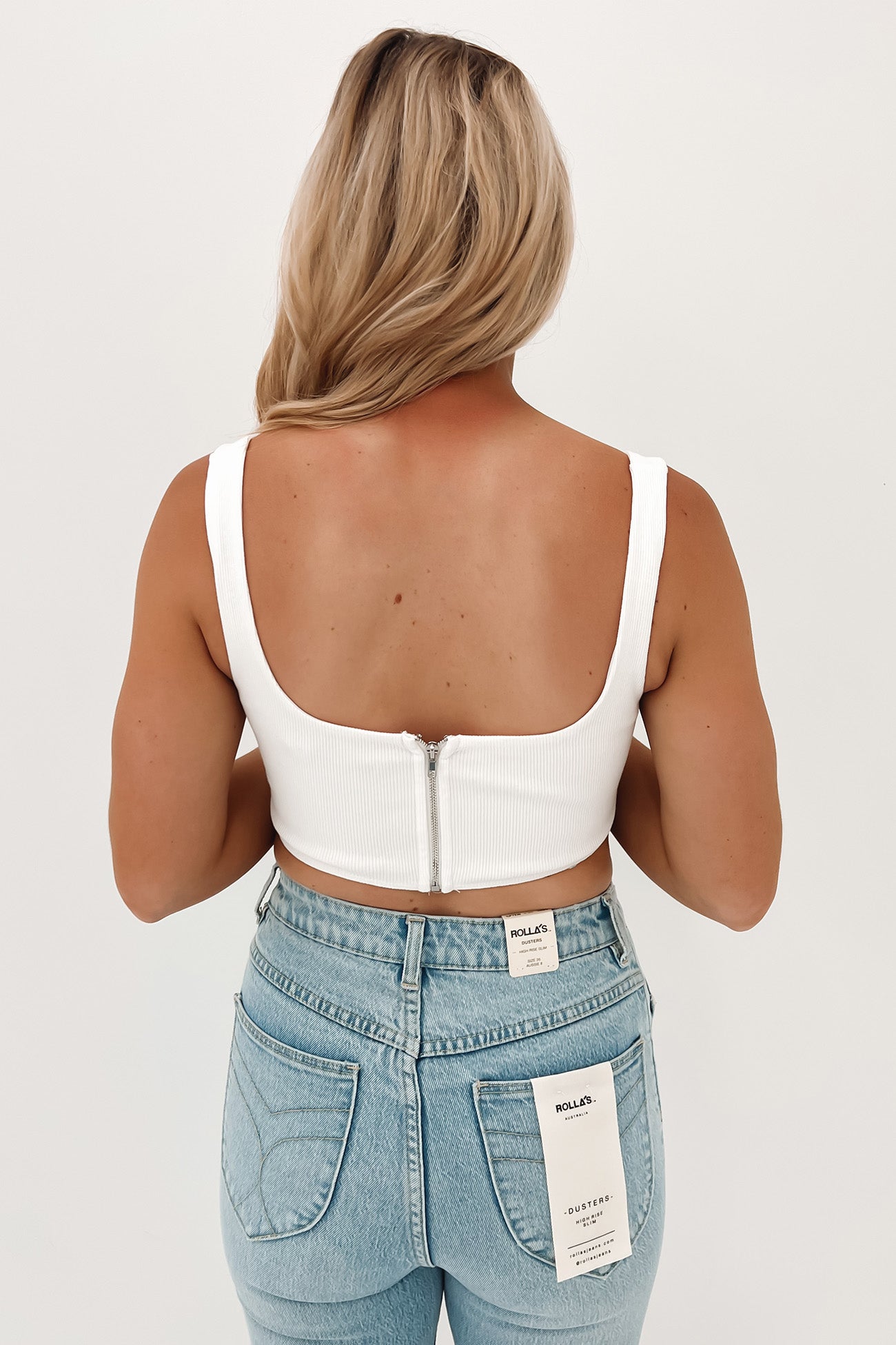 Taliah Corset Top White