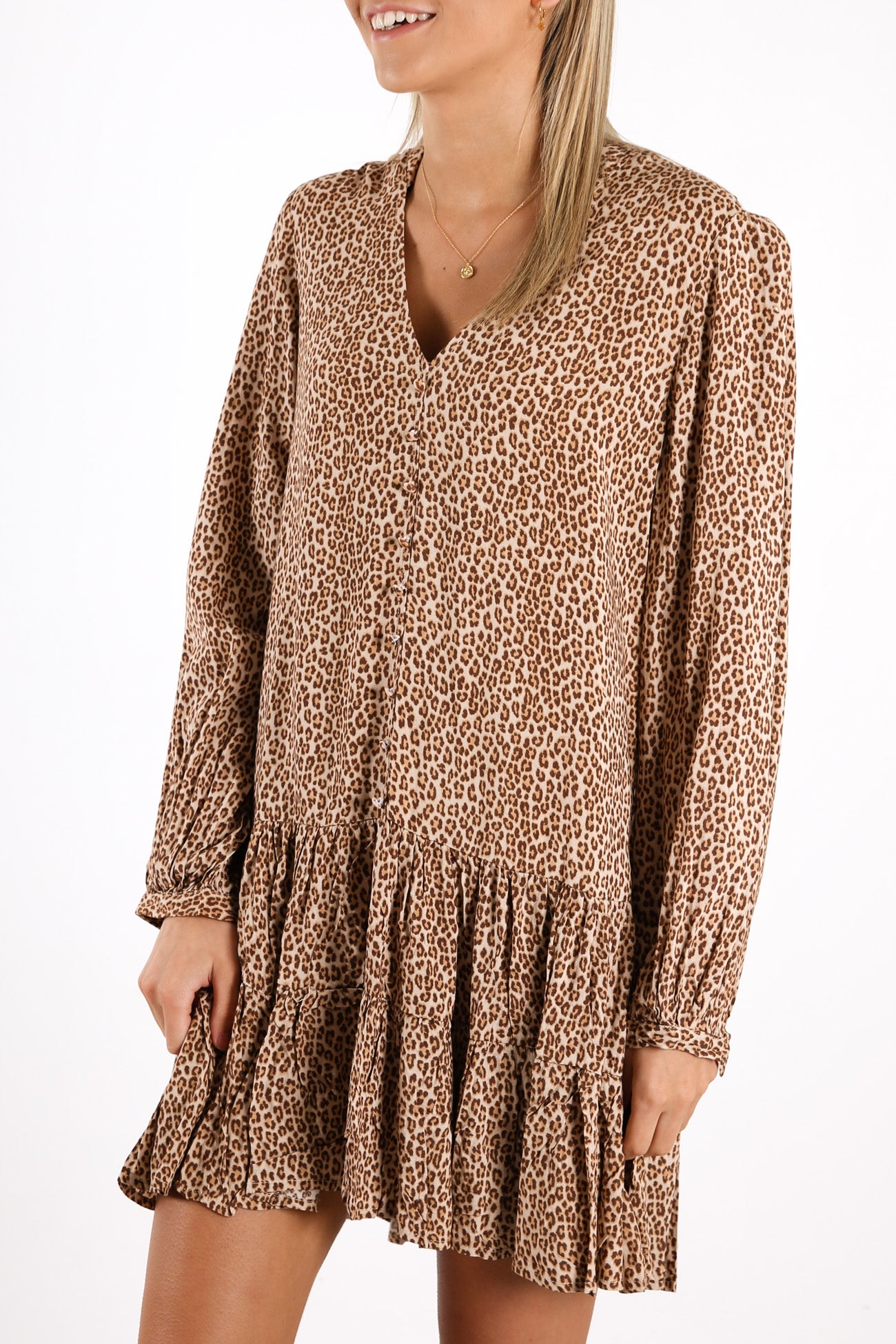 Tanzania Dress Leopard