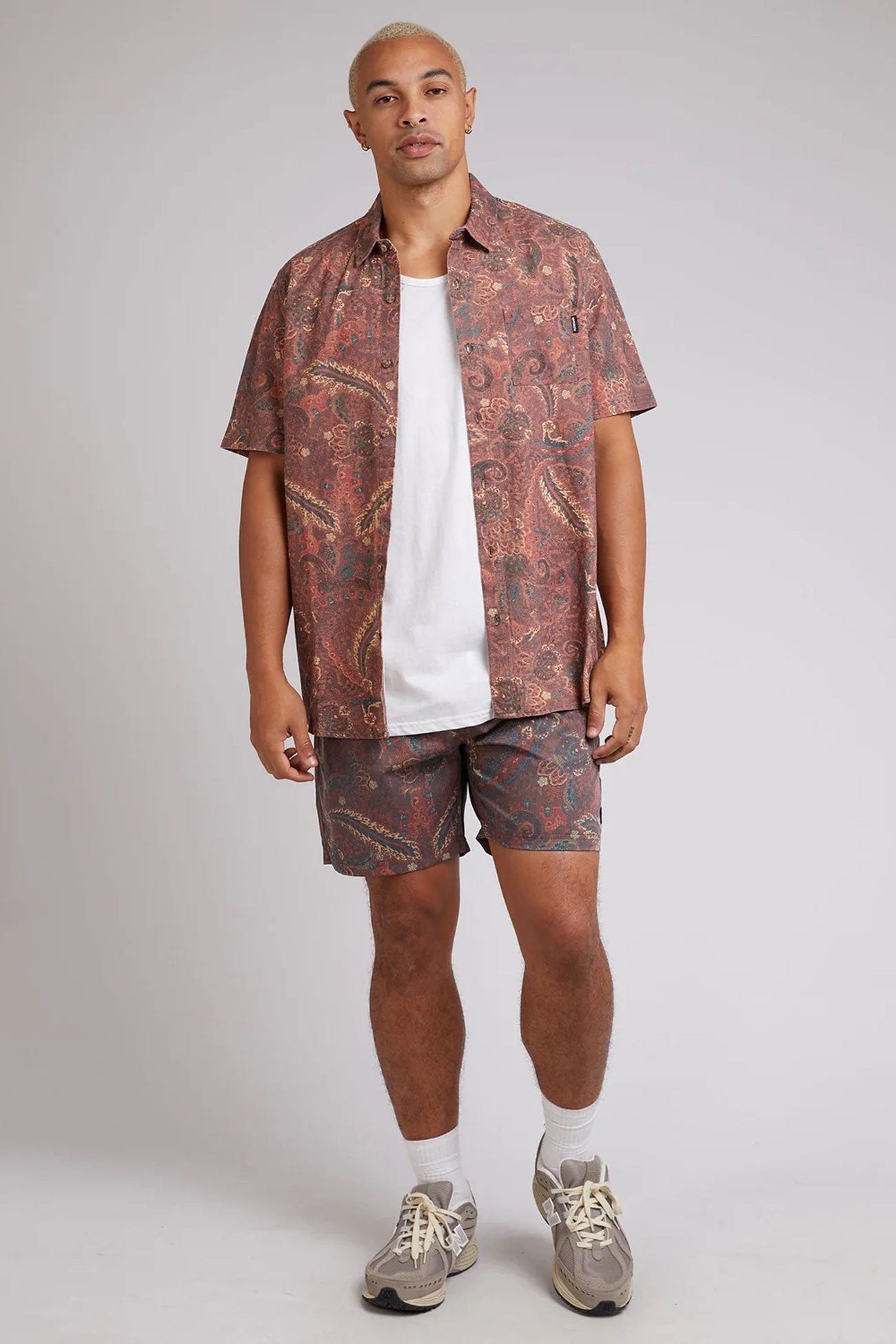 Temple Short Sleeve Shirt Multicoloured
