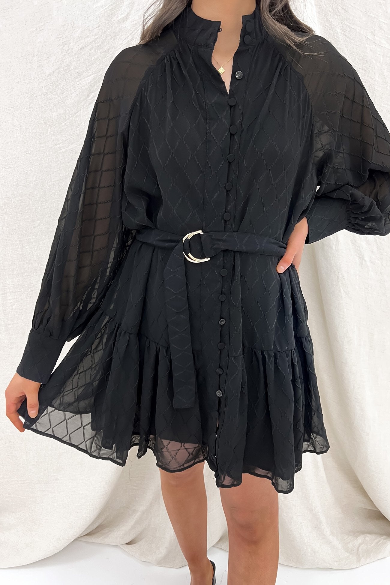 Tess Mini Dress Black