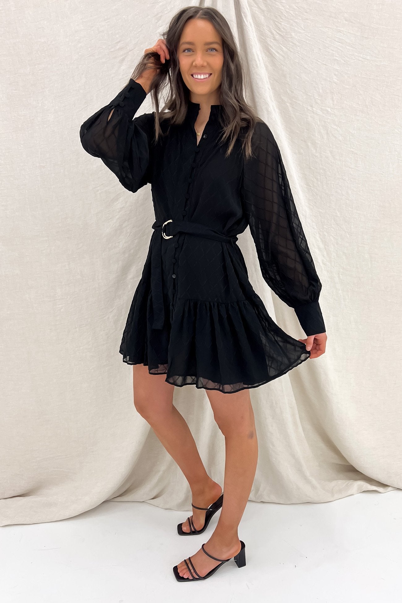 Tess Mini Dress Black