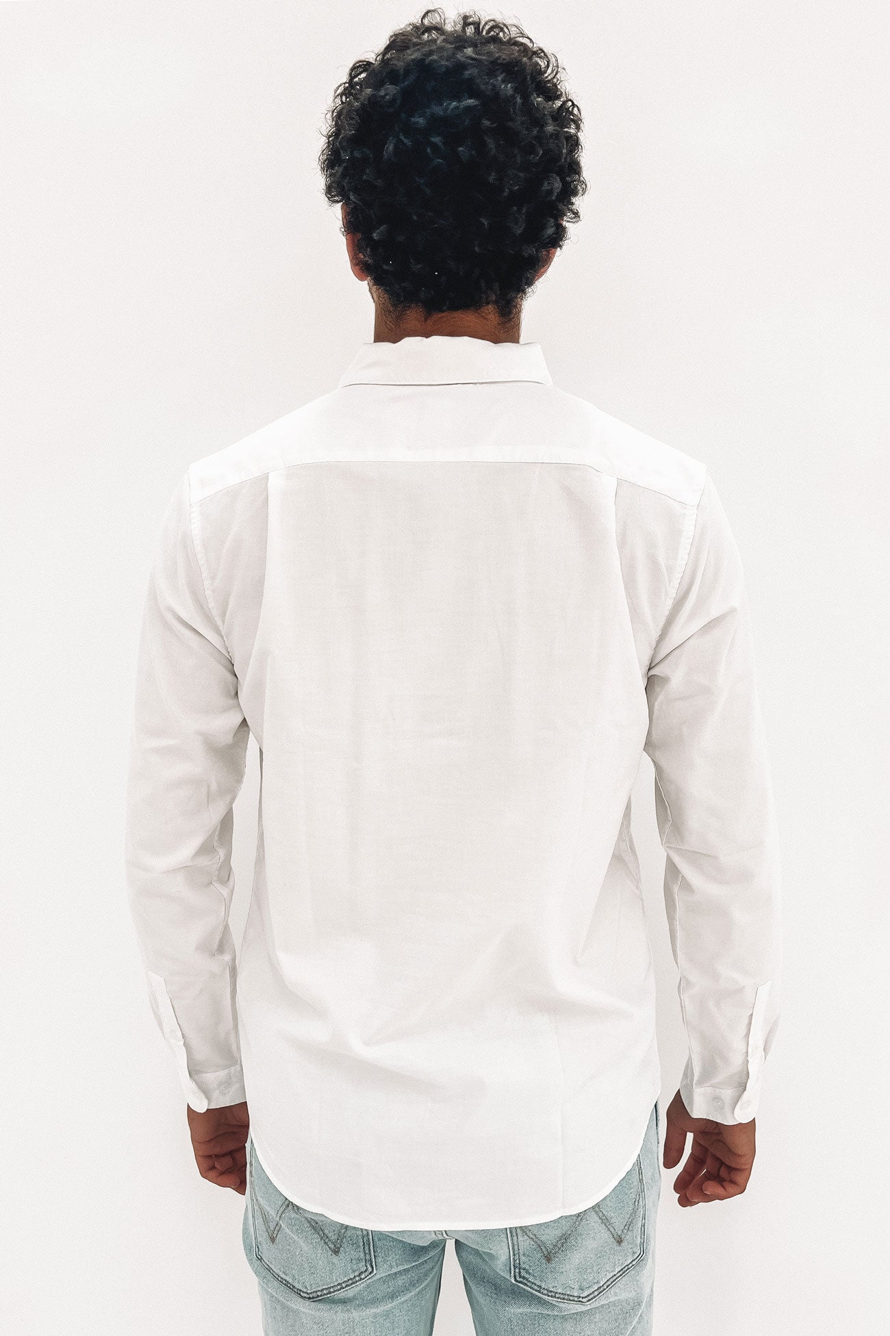 That'll Do Stretch Long Sleeve Shirt White