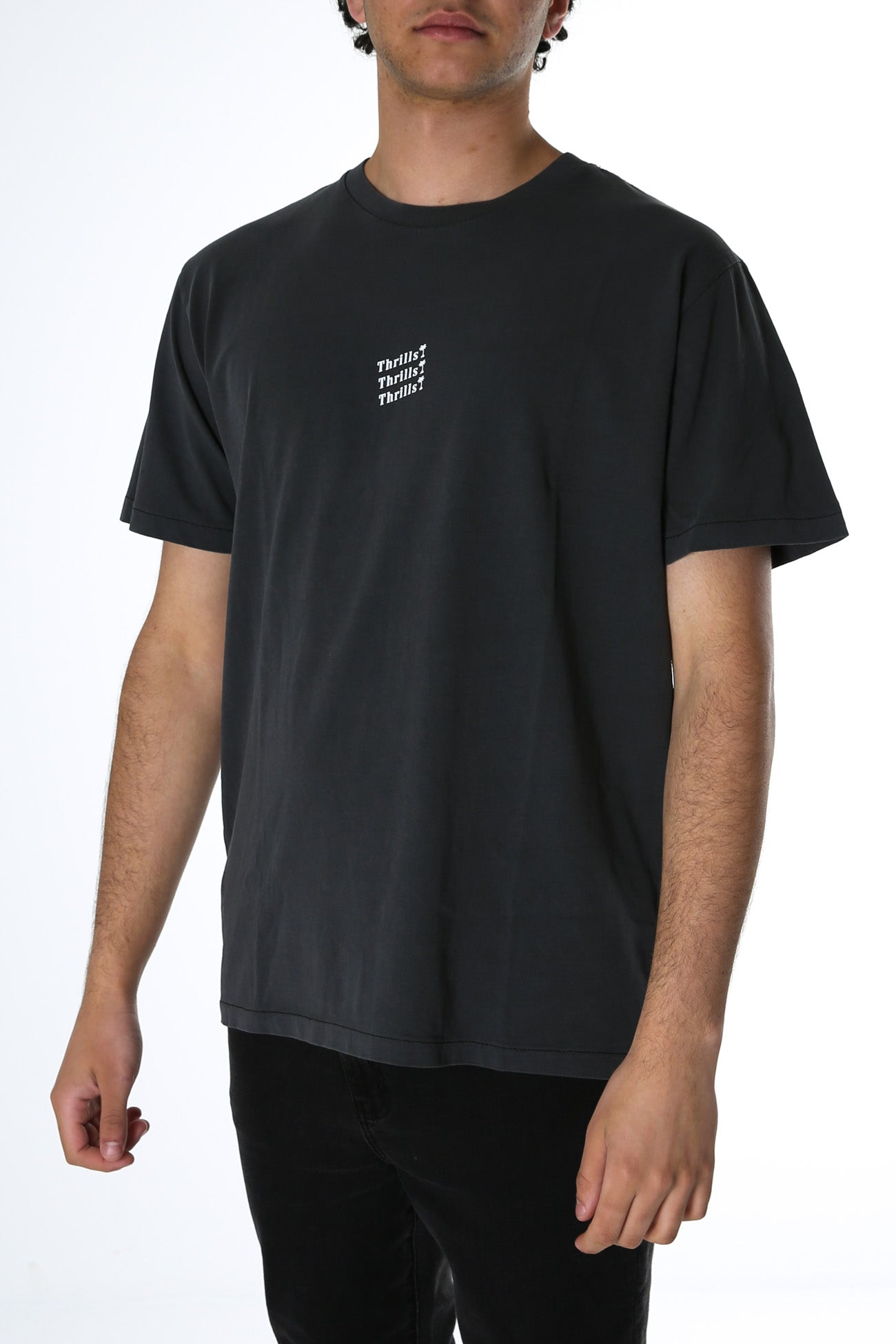 Thrills Unlimited Merch Fit Tee Merch Black