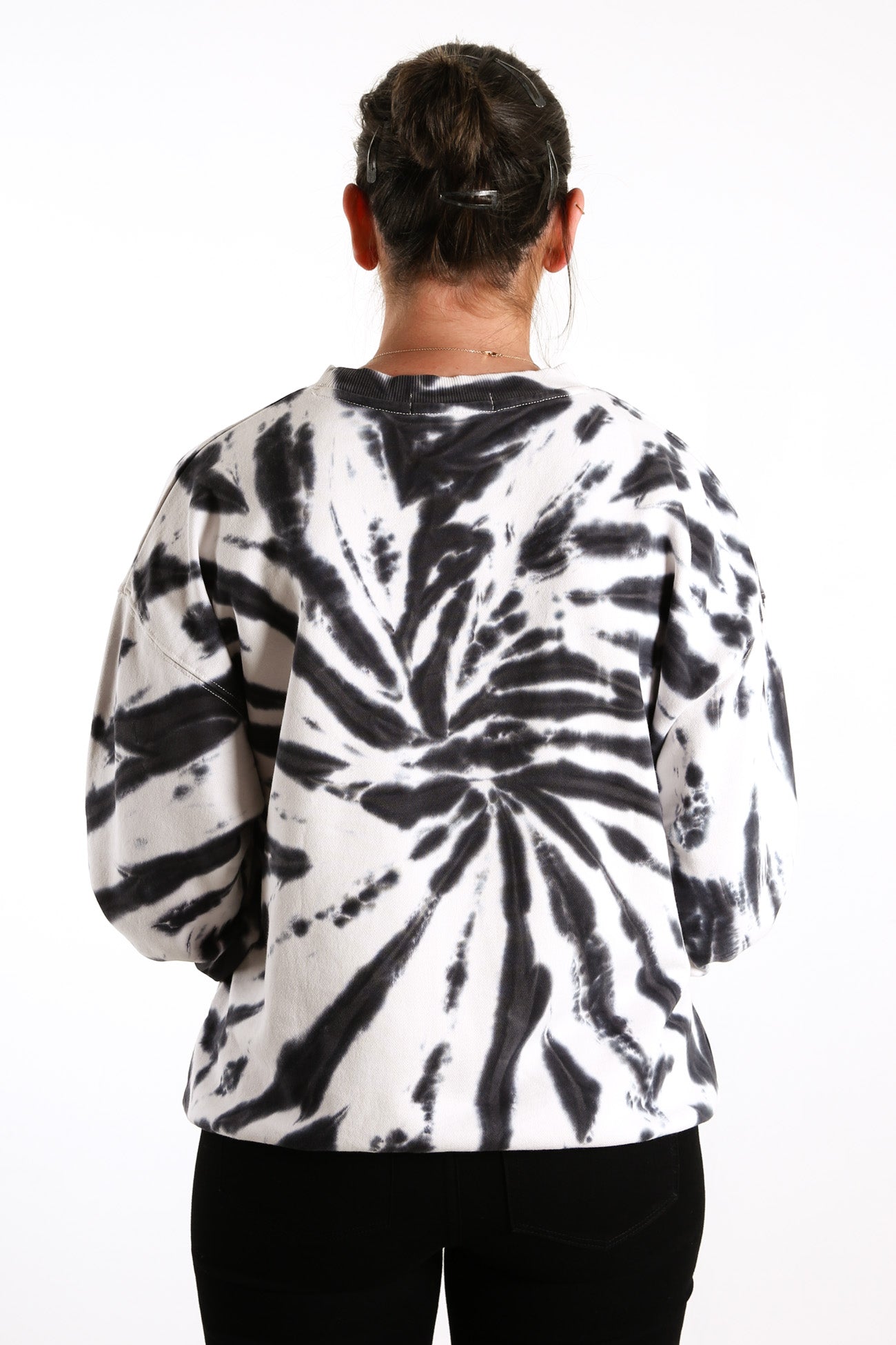 Tie Dye Boyfriend Sweater Ink