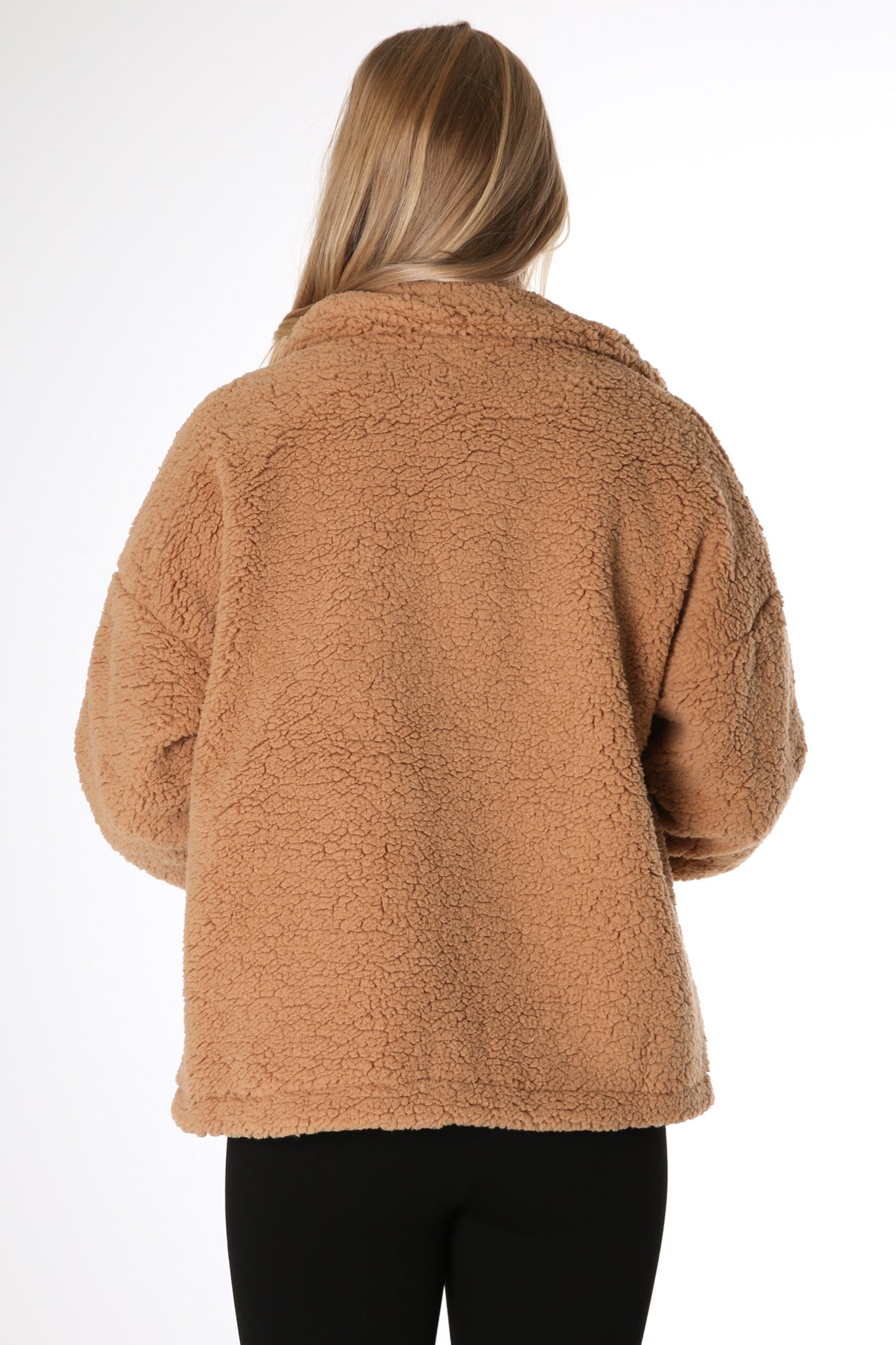Tilda Teddy Jacket Tan