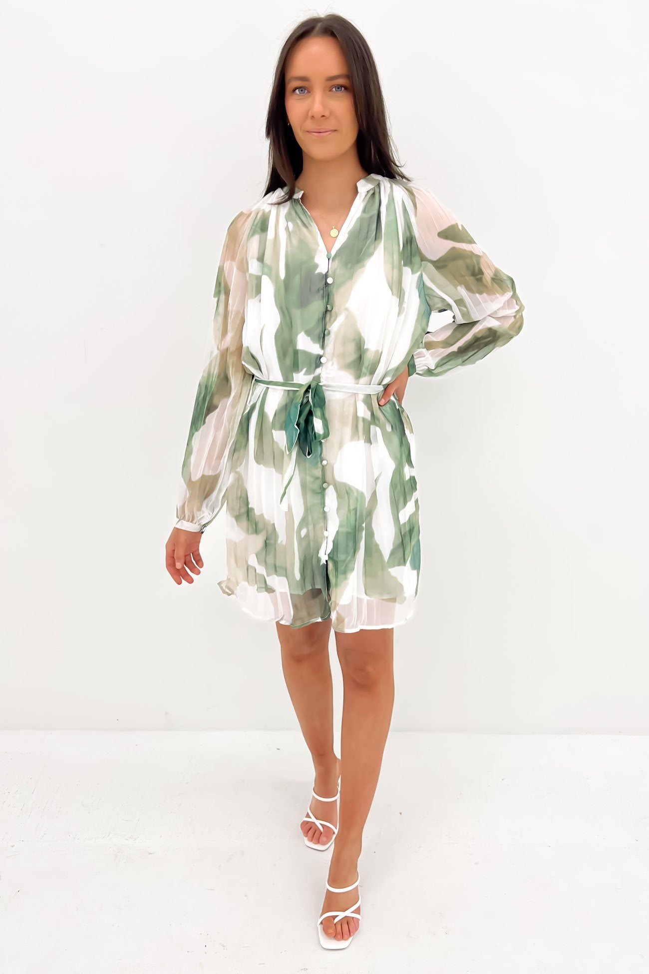 Tillie Mini Dress Green