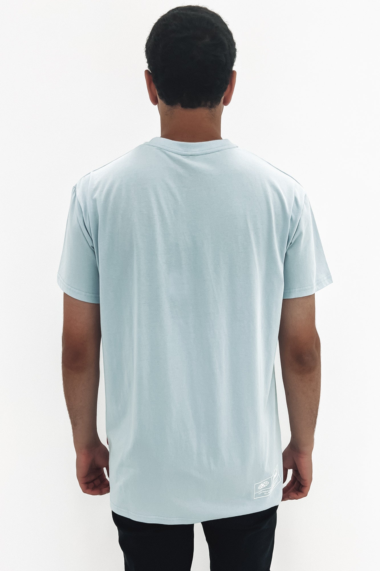 Timeout Custom Fit Tee Sky Blue