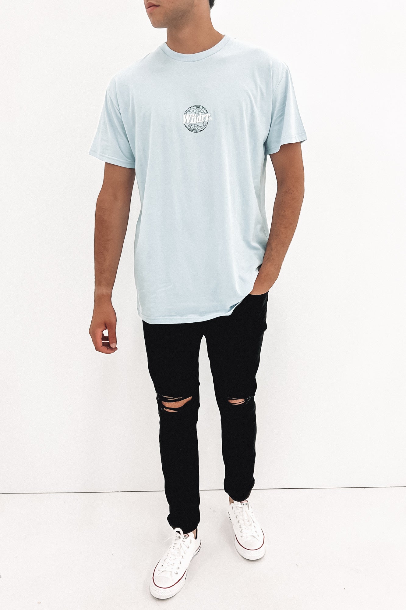 Timeout Custom Fit Tee Sky Blue