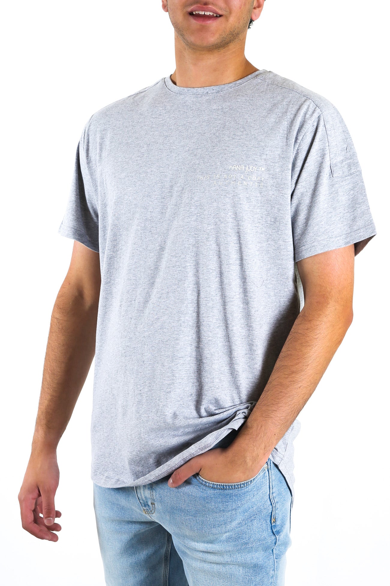 Trademark T-Shirt Grey Marle
