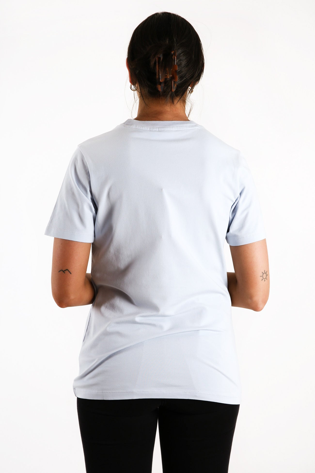 Trefoil Tee Halo Blue