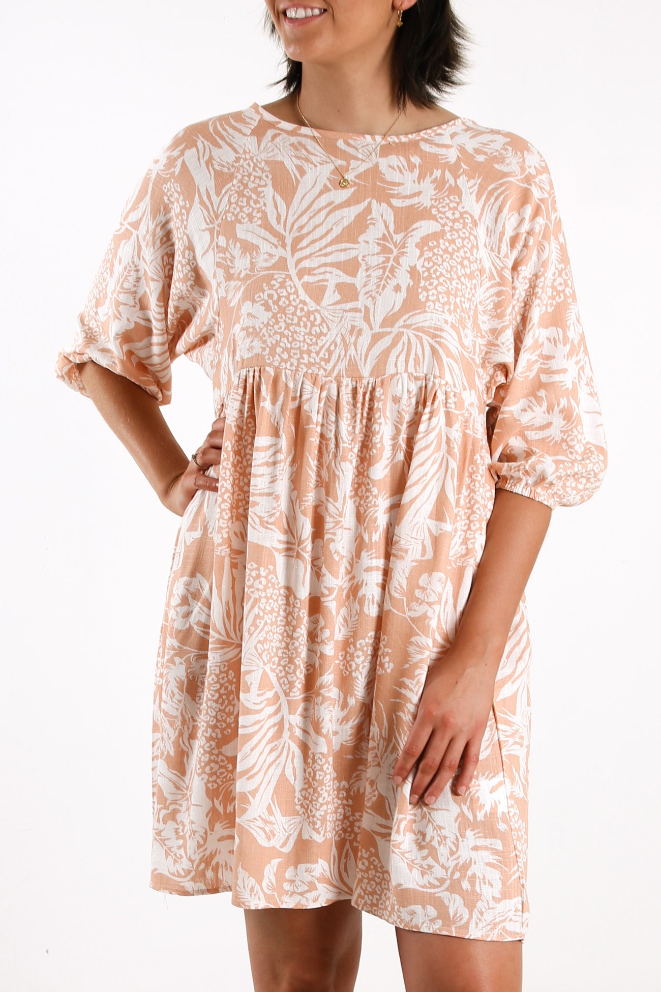 Tropicana Dress Peach