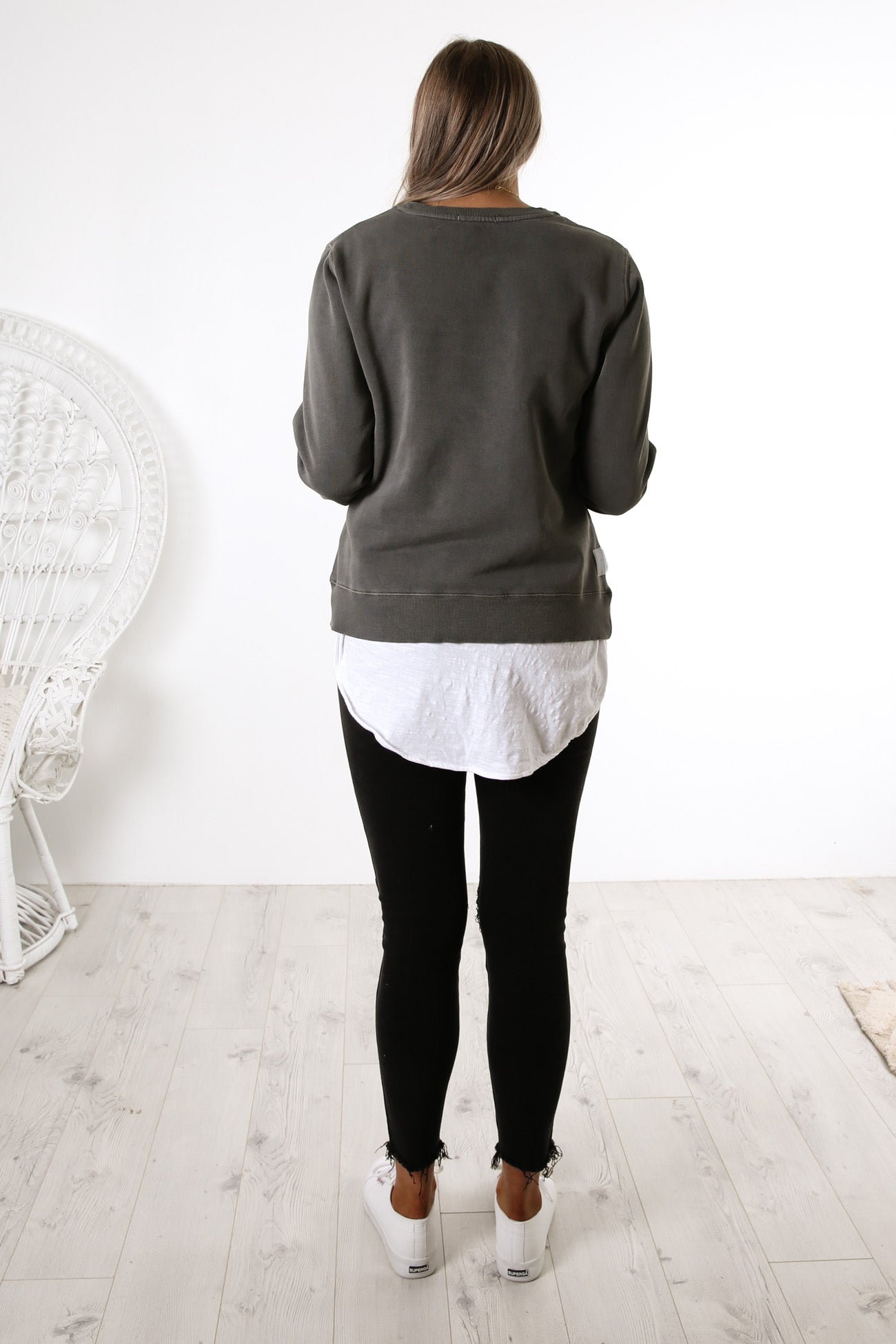 Unstoppable Crew Washed Black Leopard