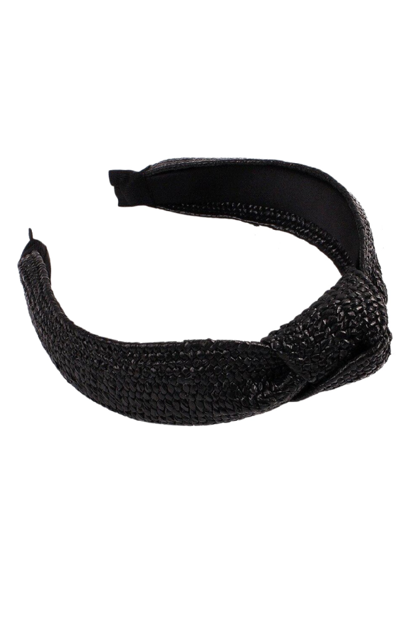 Luna Knotted Headband Black