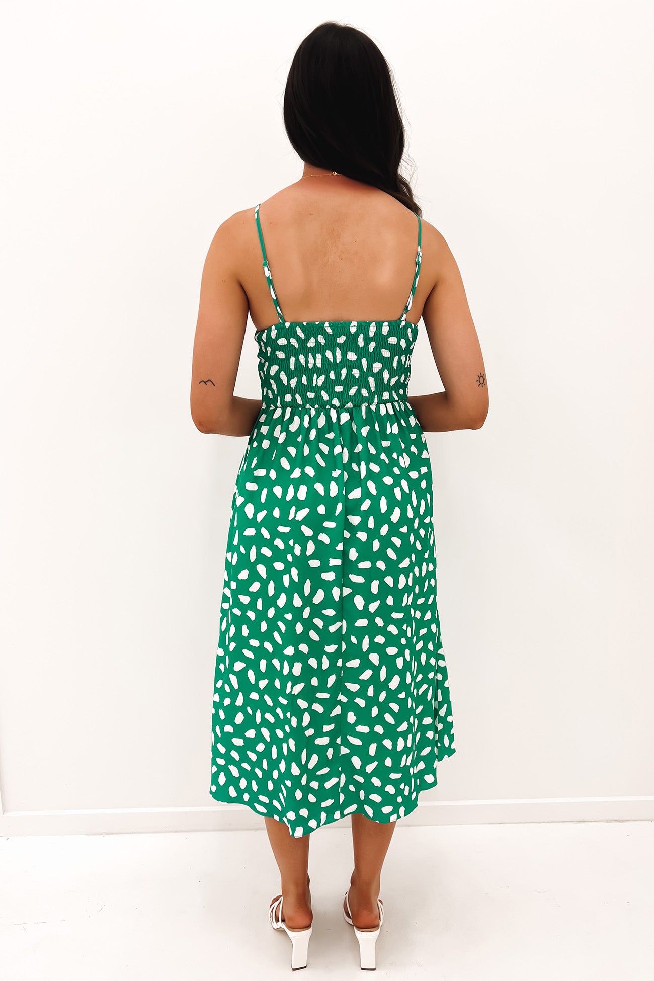 Victoria Midi Dress Green