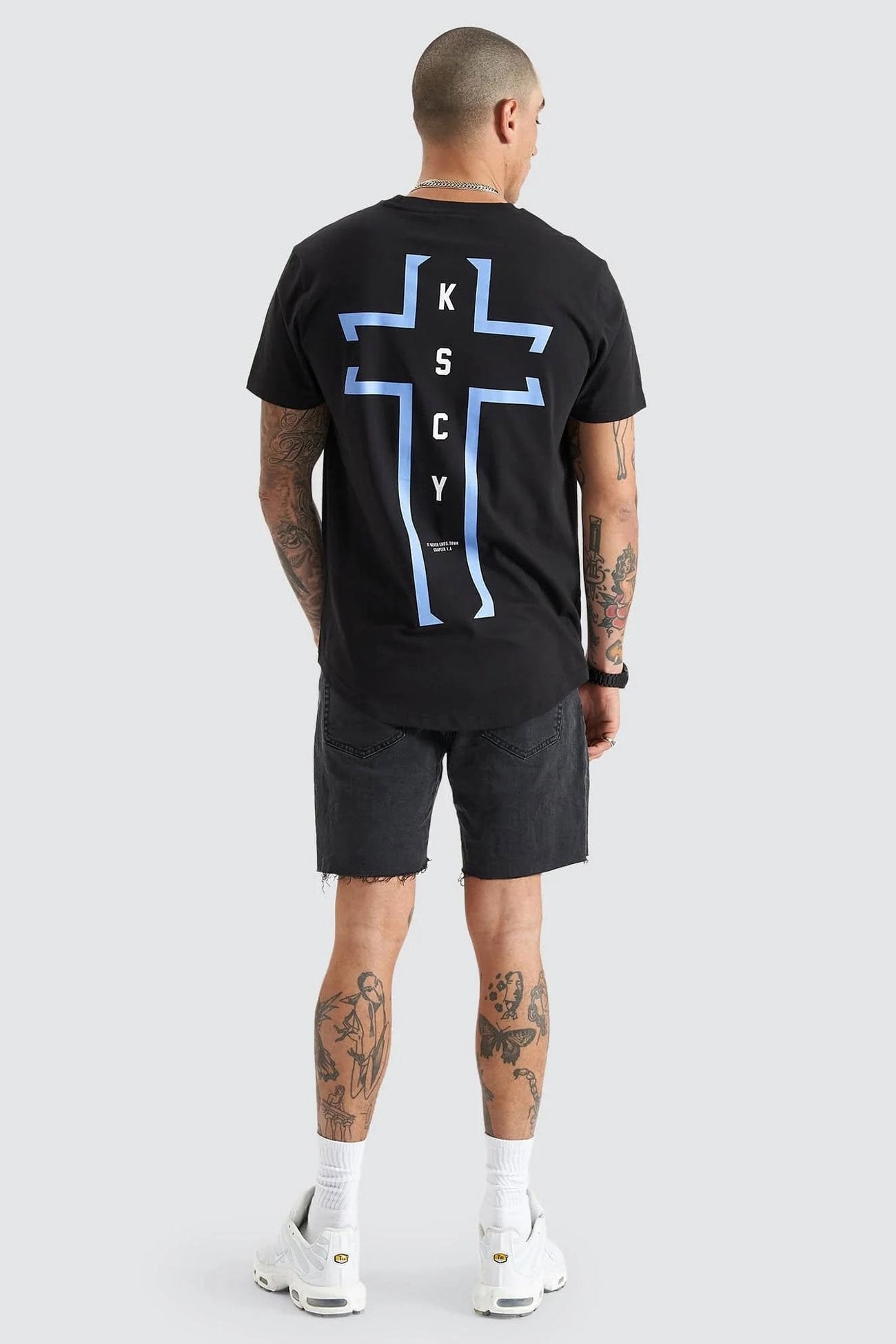 Vigour Dual Curved Tee Jet Black