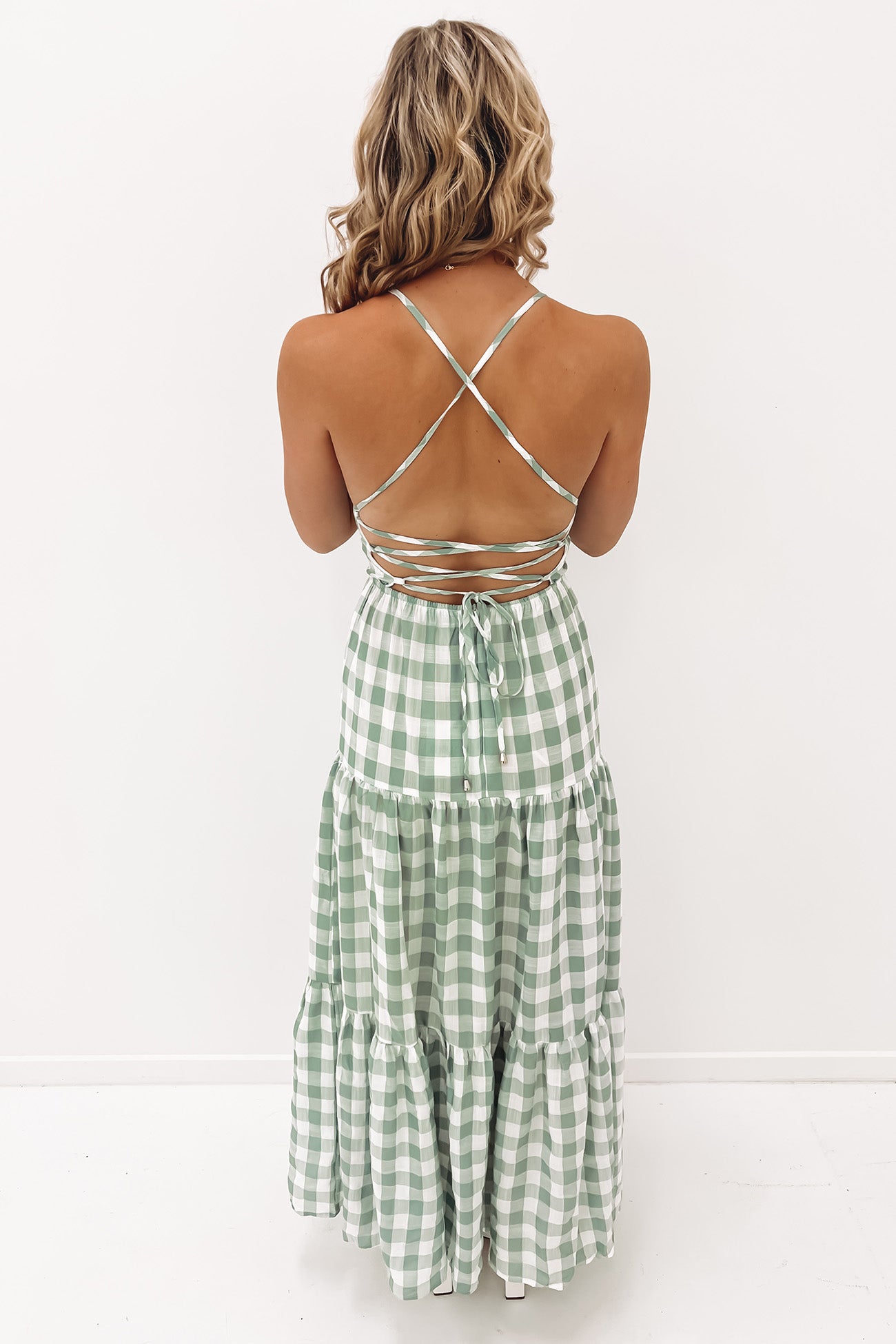 Violet Midi Dress Sage