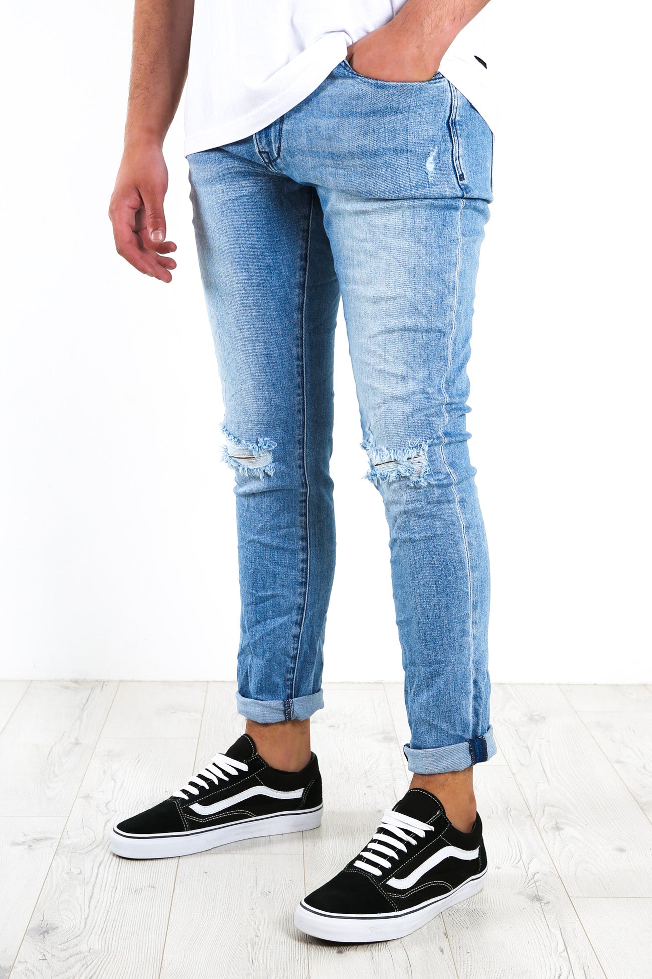 Whatever Jean Code Blue Trash