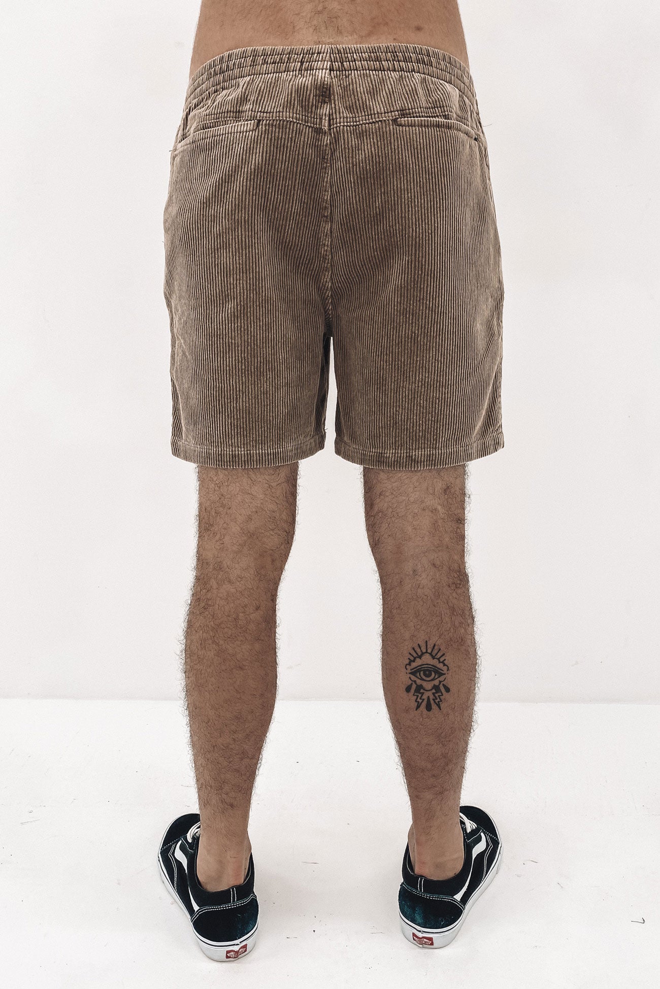 Wide Wale Cord Beachshort Fossil