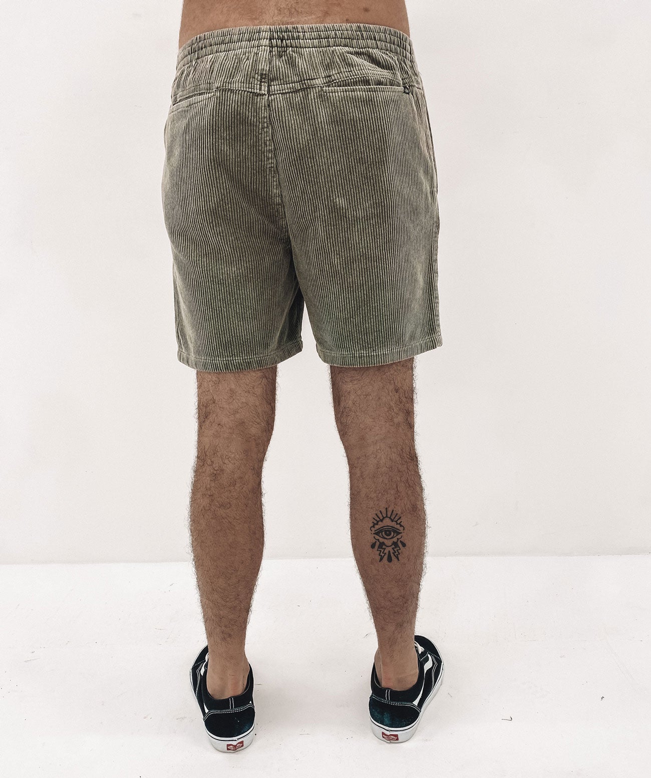 Wide Wale Cord Beachshort Green Bay