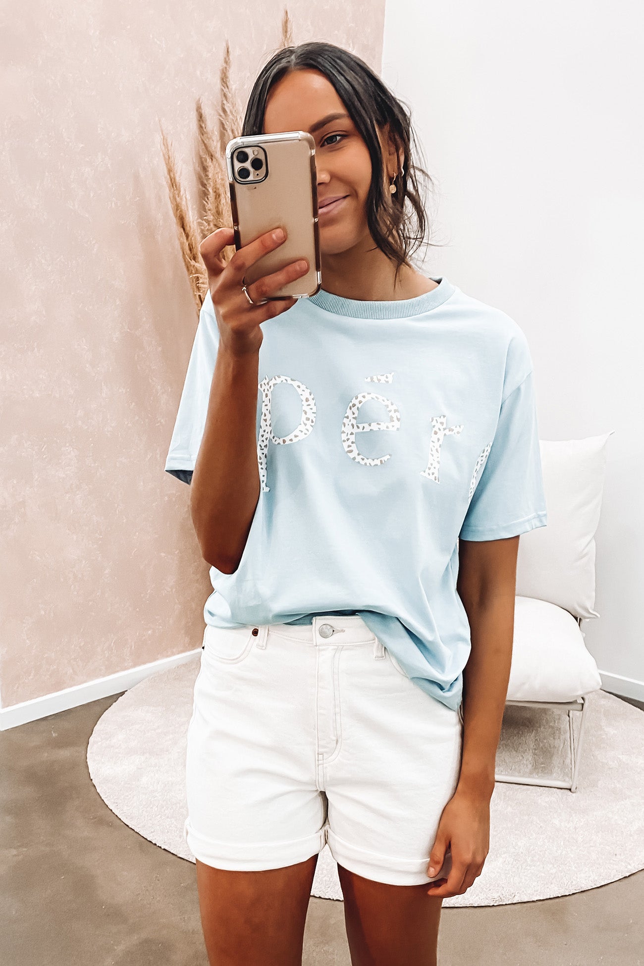 Wilderness Printed Tee Baby Blue